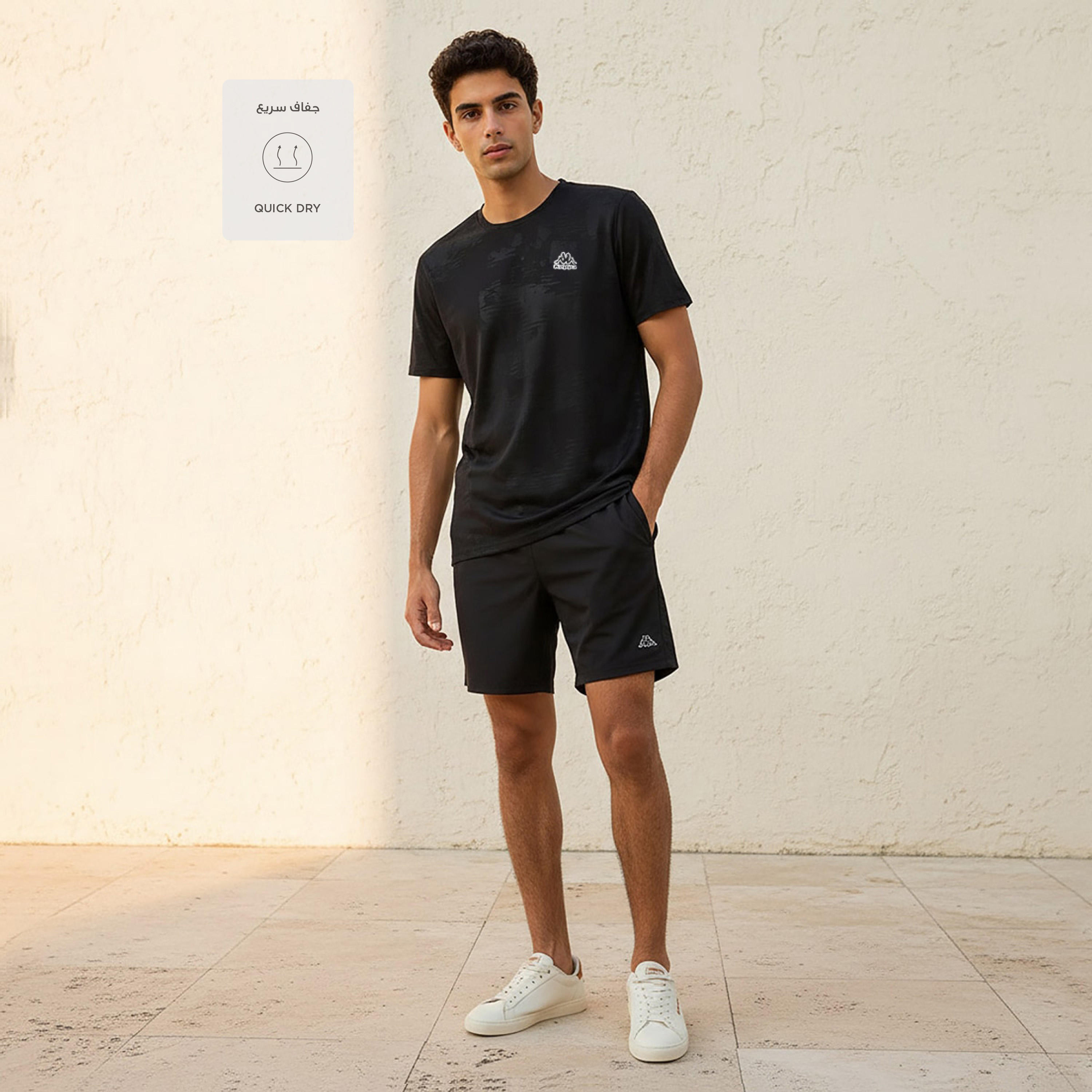 Kappa Men Performance Textured T-shirt-men-clothing-sportswearandactivewear-tshirtsandpolos-image-3