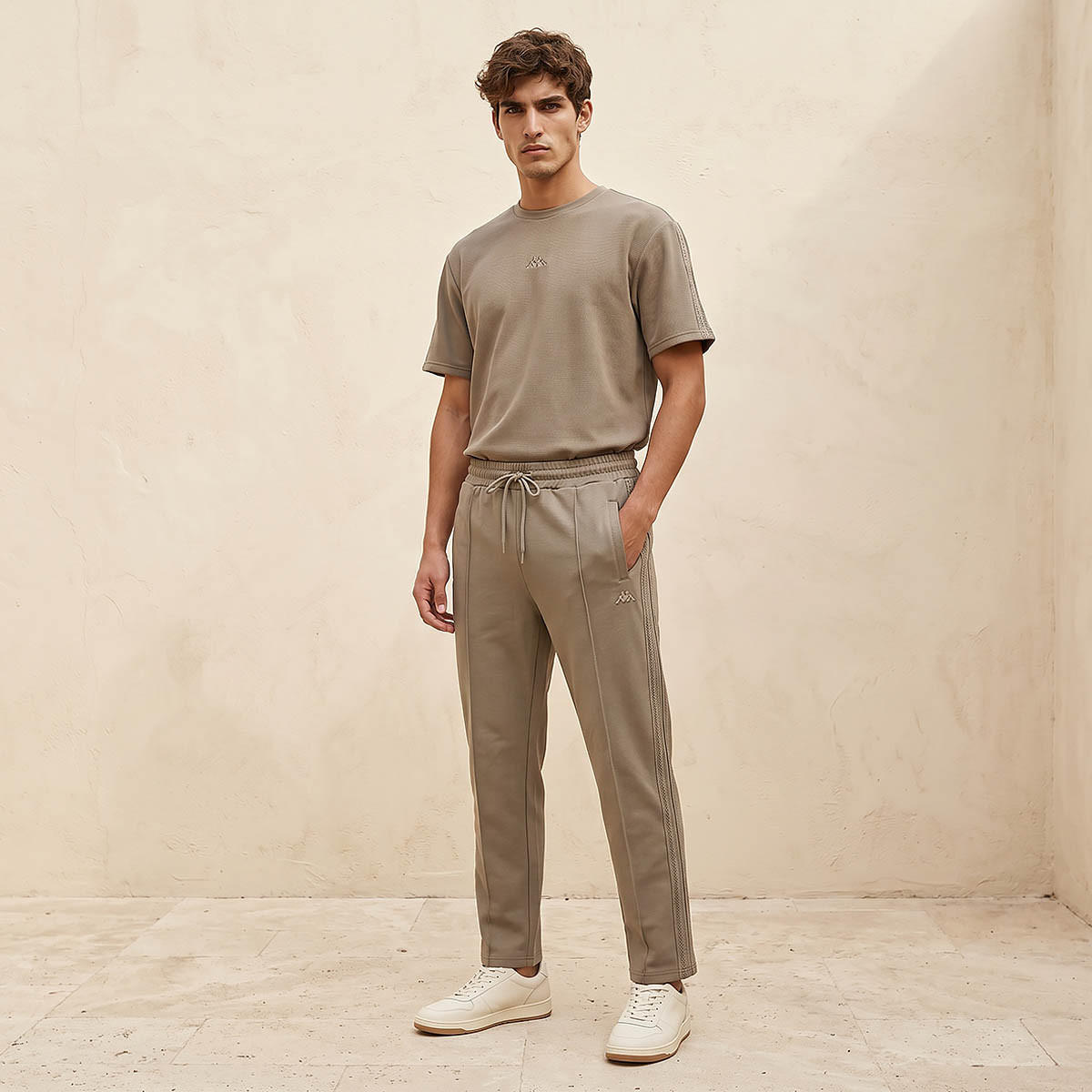 Kappa Drawstring Waist Track Pants-men-clothing-sportswearandactivewear-bottoms-joggers-image-3
