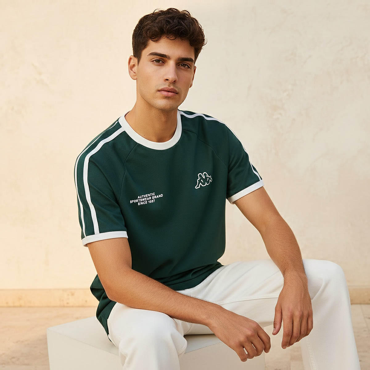 تيشيرت مطاطي بطبعات للرجال من كابا-men-clothing-sportswearandactivewear-tshirtsandpolos-image-1