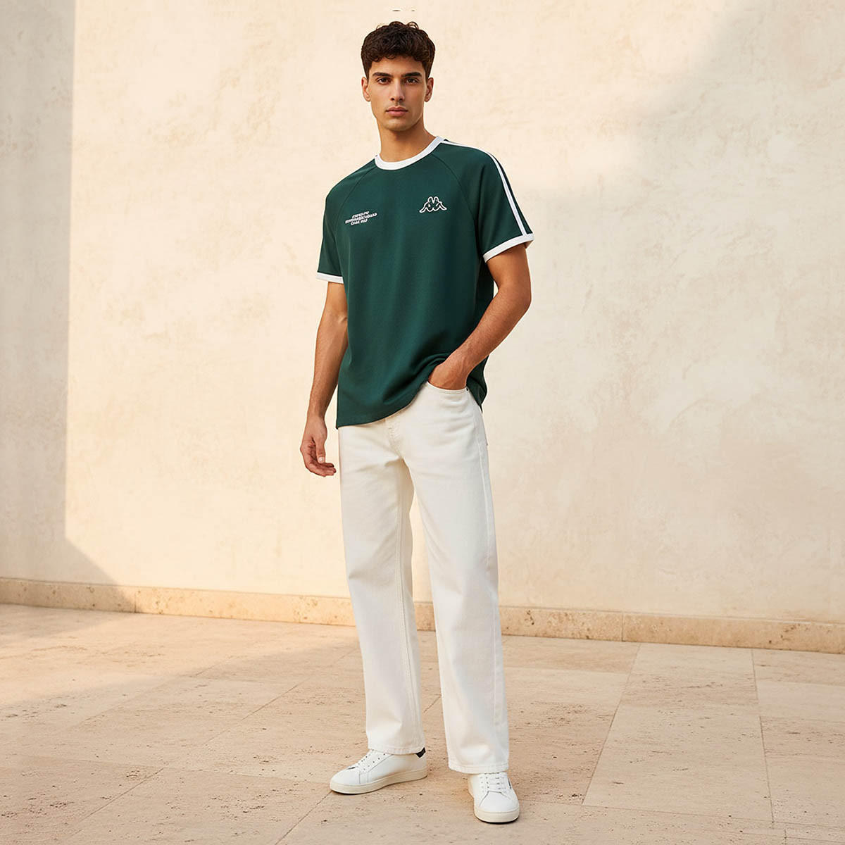 تيشيرت مطاطي بطبعات للرجال من كابا-men-clothing-sportswearandactivewear-tshirtsandpolos-image-3