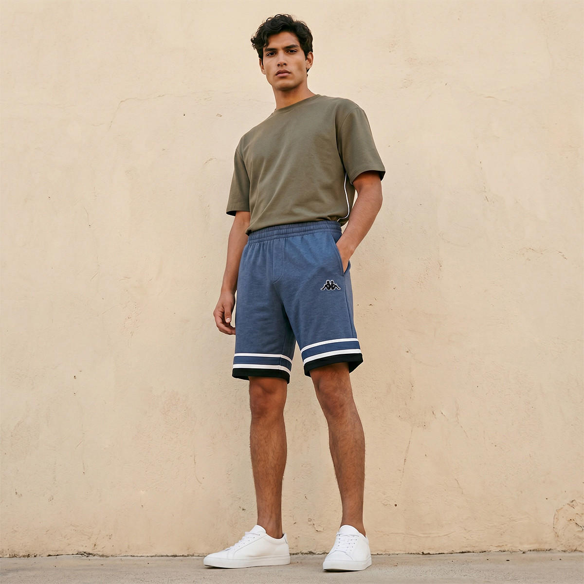 Kappa Men Elasticated Waist Shorts-men-clothing-bottoms-shorts-image-3