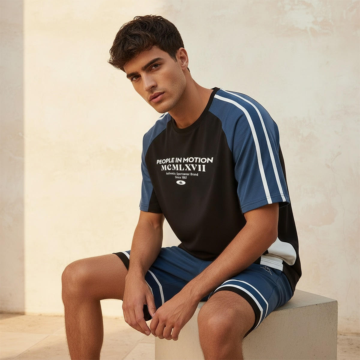 تيشيرت قابل للتمدد في اتجاهين من كابا-men-clothing-sportswearandactivewear-tshirtsandpolos-image-5