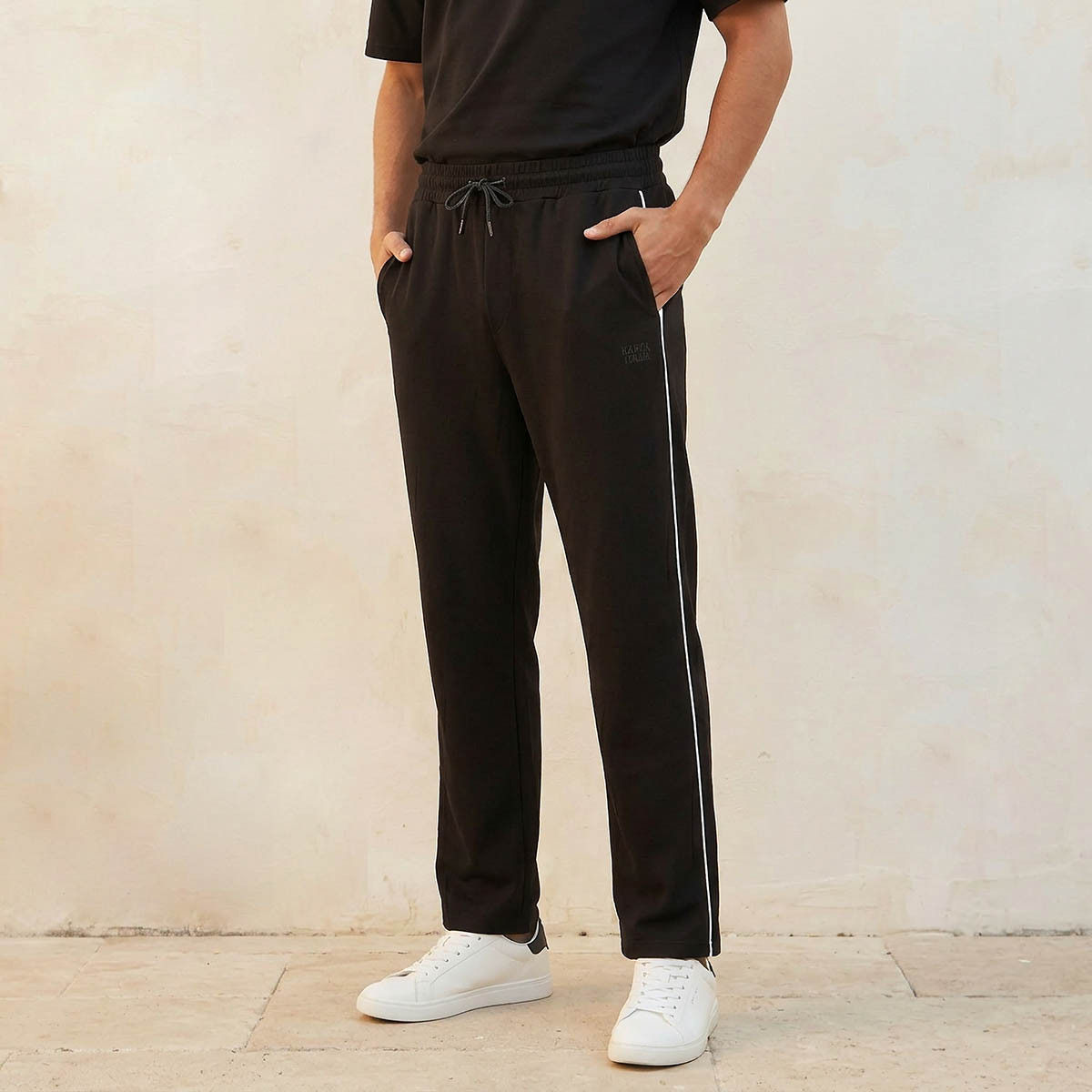 Kappa Soft Touch Drawstring Waist Track Pants-men-clothing-sportswearandactivewear-bottoms-joggers-image-10