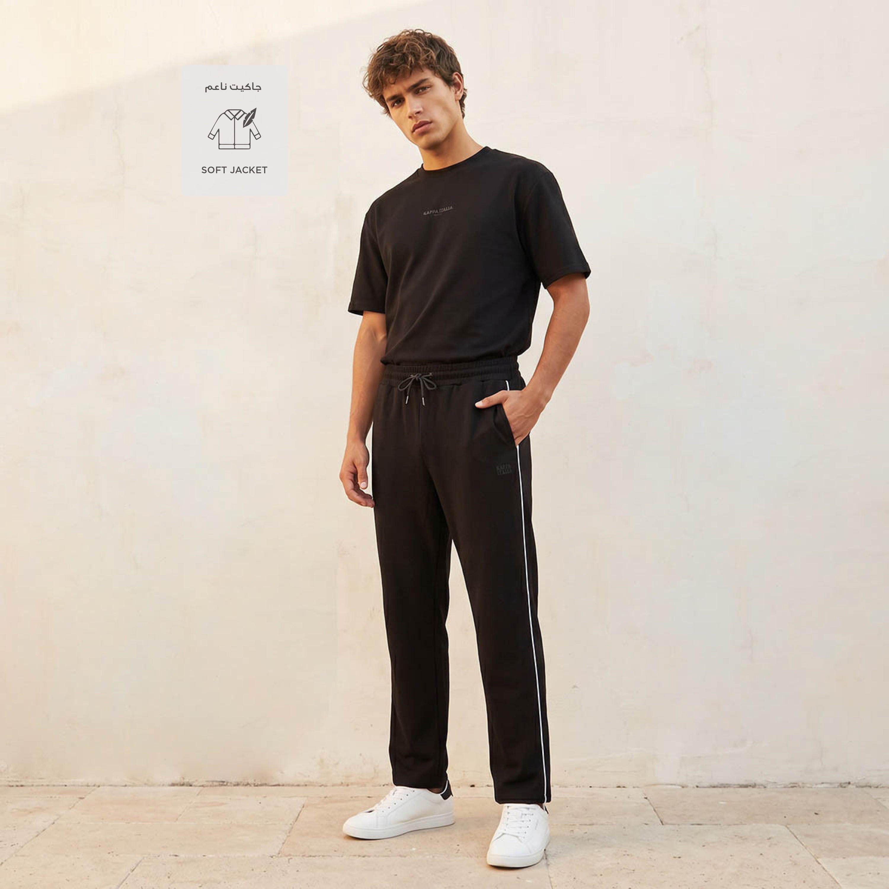Kappa Soft Touch Drawstring Waist Track Pants-men-clothing-sportswearandactivewear-bottoms-joggers-image-12