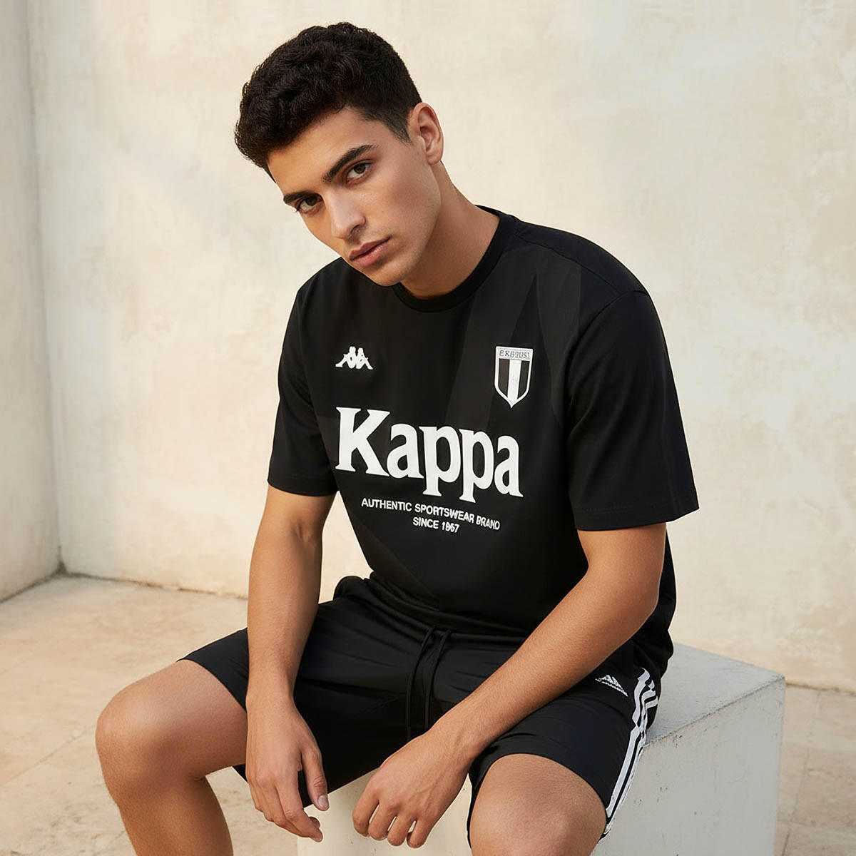 Kappa Men Logo Print T-shirt-men-clothing-sportswearandactivewear-tshirtsandpolos-image-5