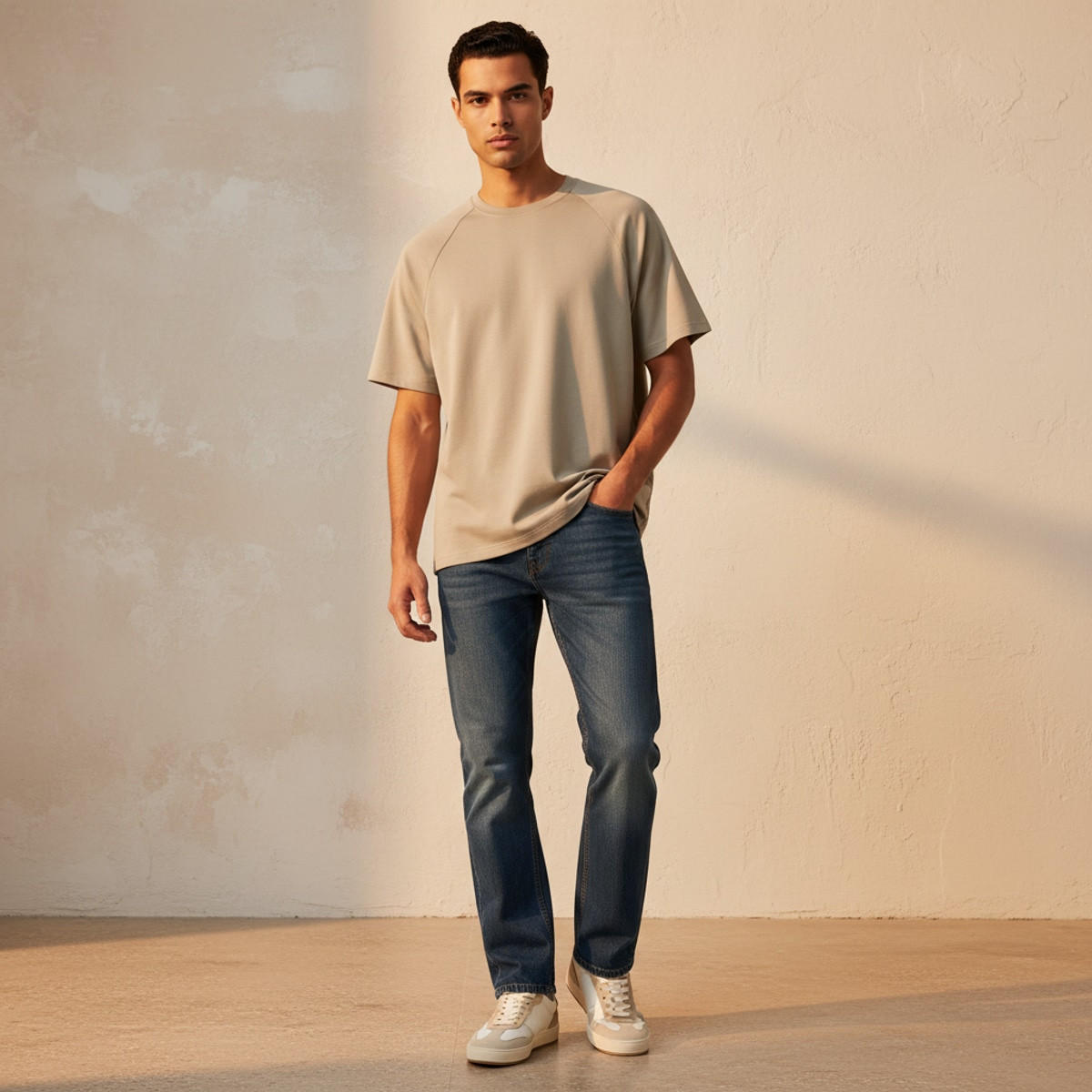 تيشيرت مرن فضفاض من لوف بانجولين-men-clothing-sportswearandactivewear-tshirtsandpolos-image-2