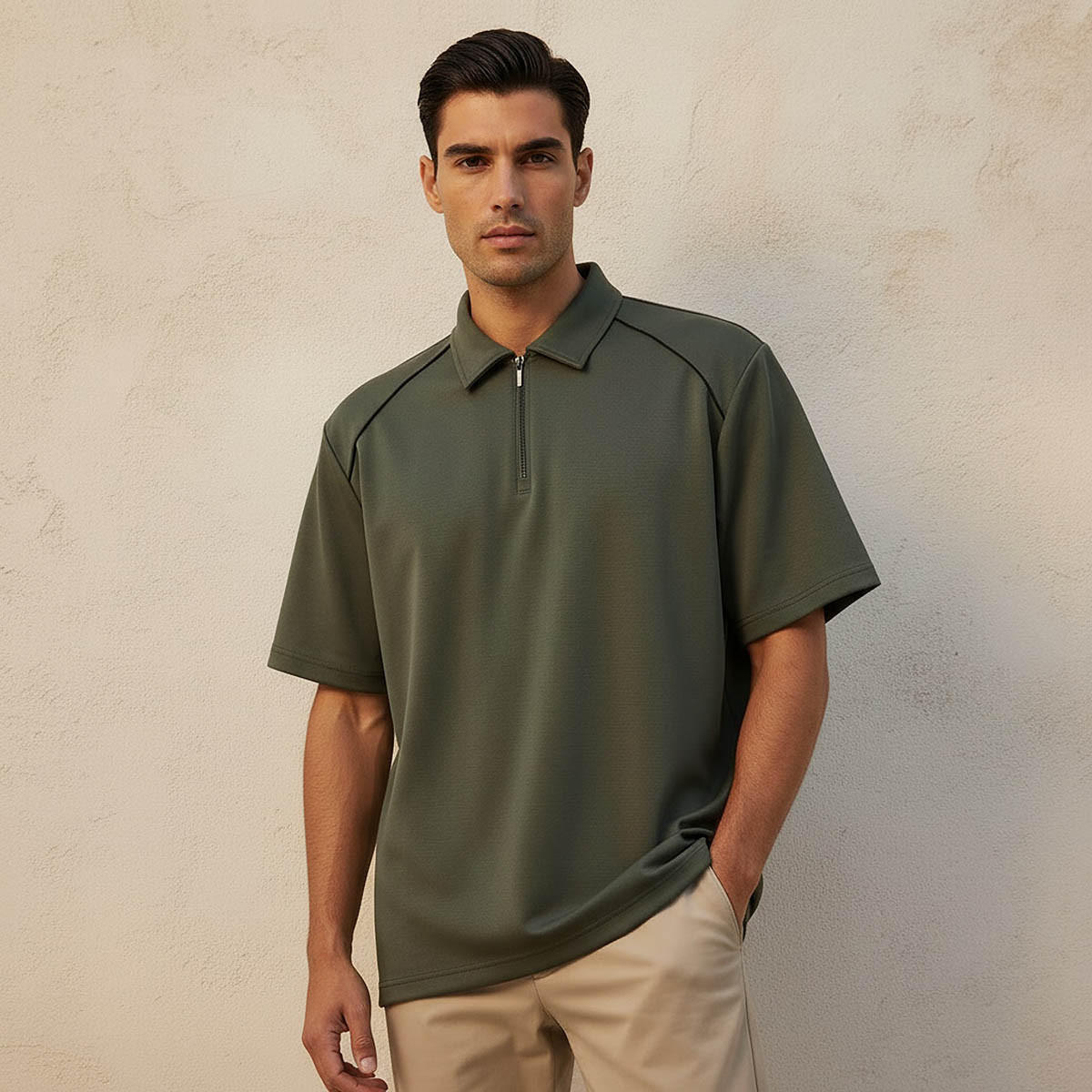 Love Pangolin Men Soft Touch Polo T-shirt-men-clothing-sportswearandactivewear-tshirtsandpolos-image-1