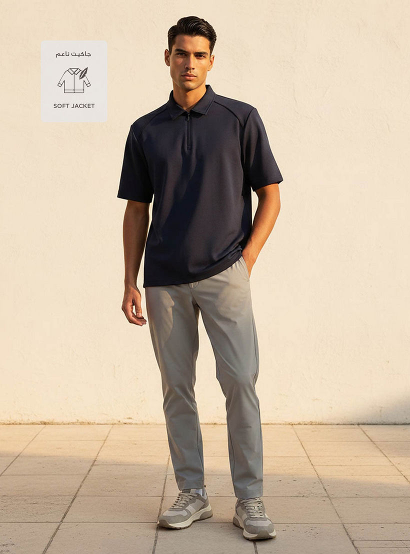 تيشيرت بولو رجالي ناعم بتصميم عصري أنيق من لوف بانغولين-men-clothing-sportswearandactivewear-tshirtsandpolos-image-3