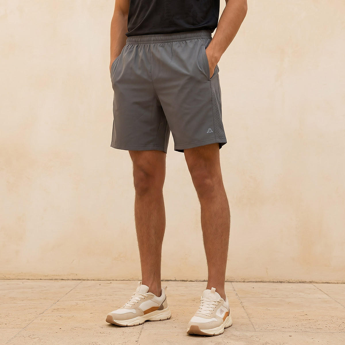 شورت بمسامات تهوية للرجال من كابا-men-clothing-bottoms-shorts-image-1