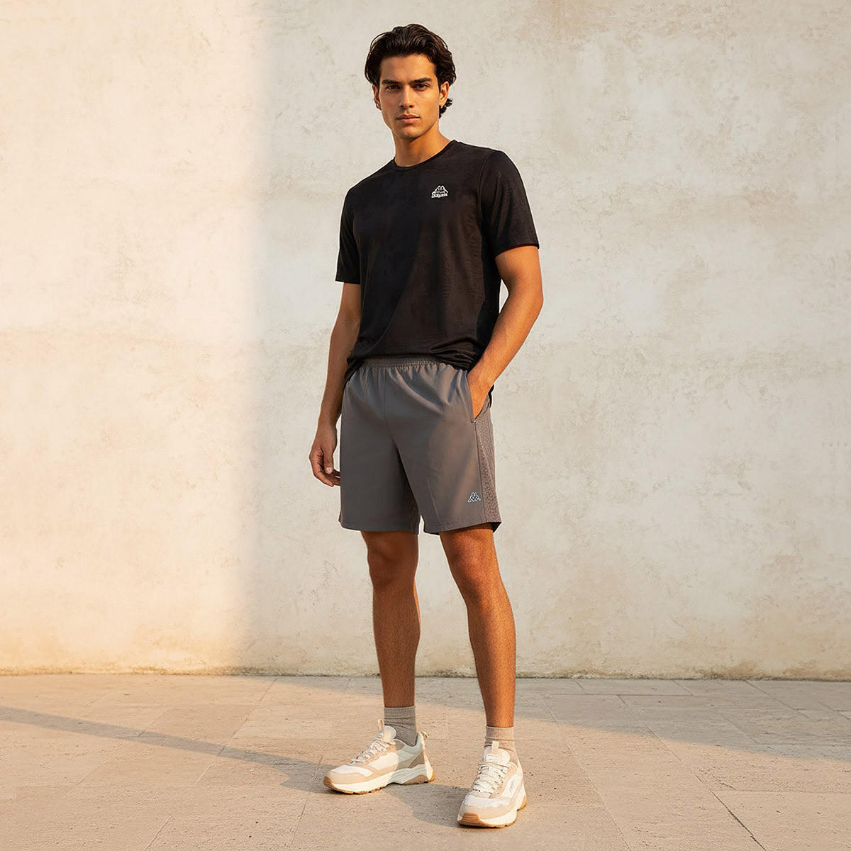 شورت بمسامات تهوية للرجال من كابا-men-clothing-bottoms-shorts-image-3