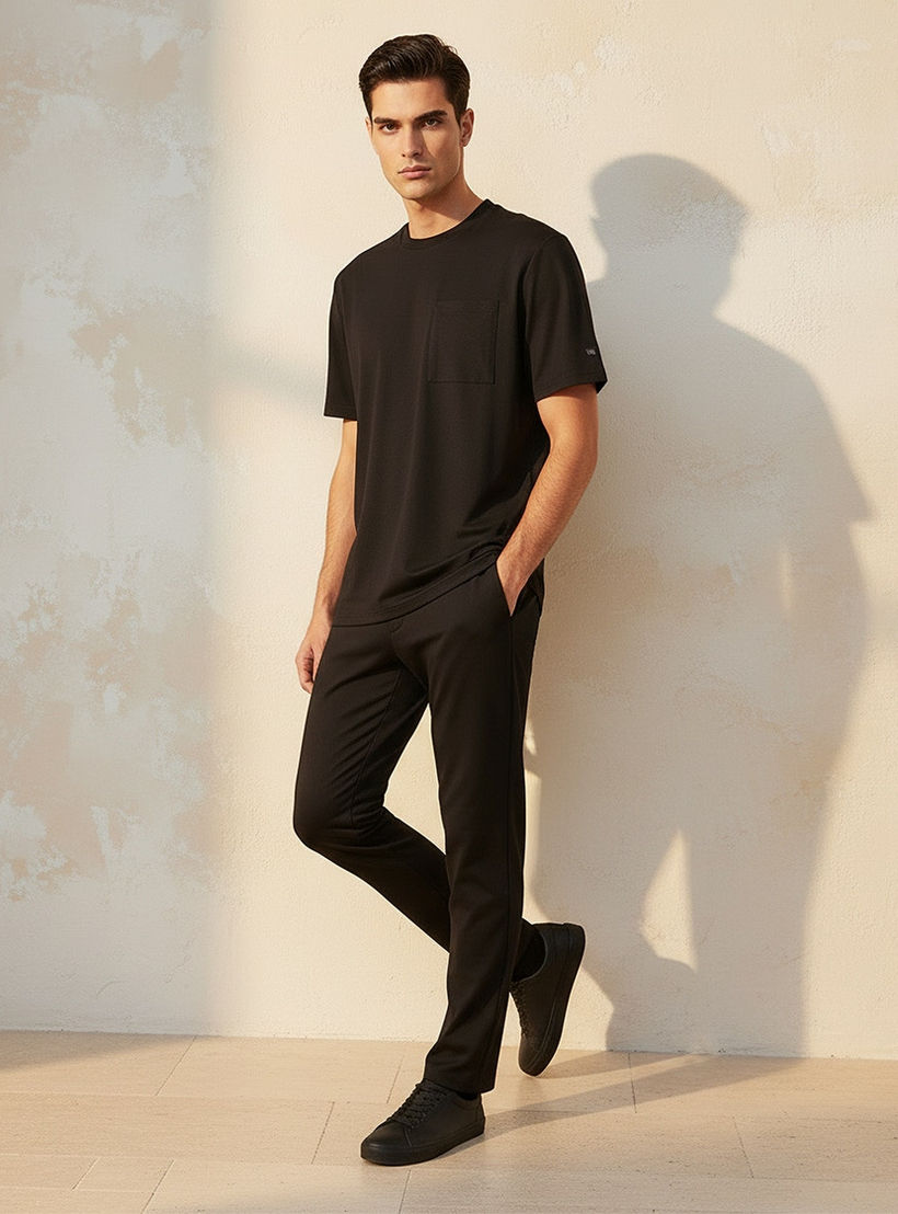 تيشيرت قابل للتمدد في اتجاهين من لاف بانجولين-men-clothing-sportswearandactivewear-tshirtsandpolos-image-3