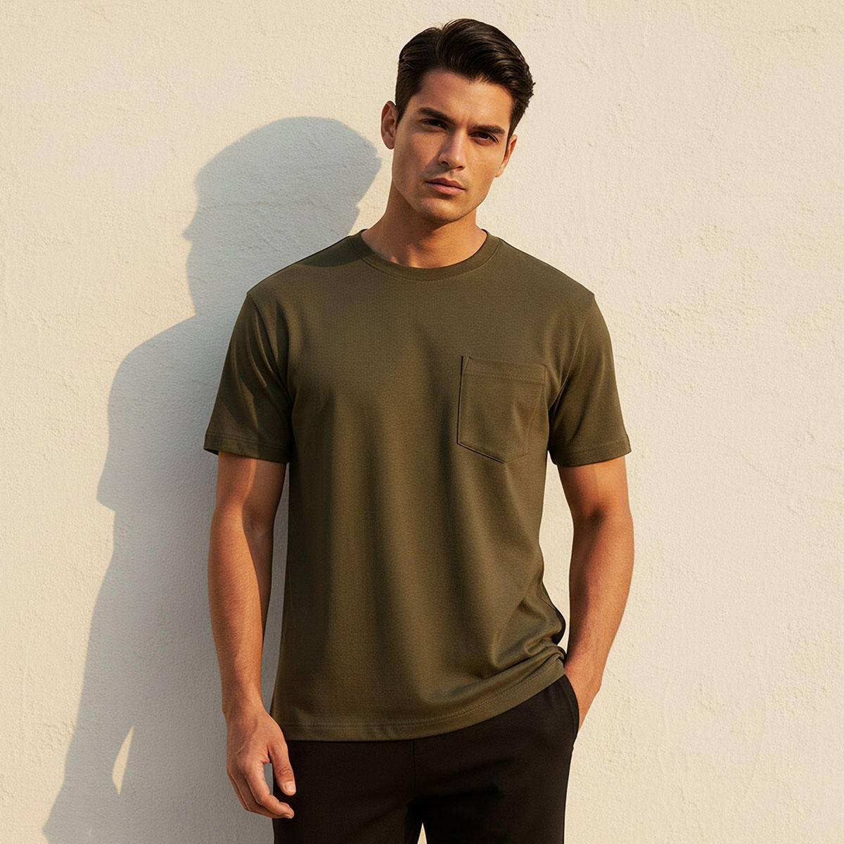 تيشيرت قابل للتمدد في اتجاهين من لاف بانجولين-men-clothing-sportswearandactivewear-tshirtsandpolos-image-1