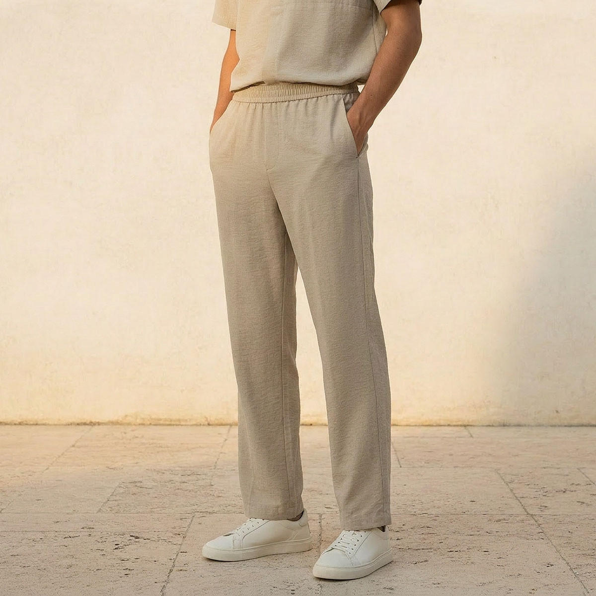 بنطلون غير مطاطي من لاف بانجولين-men-clothing-bottoms-trousersandchinos-trousers-image-1