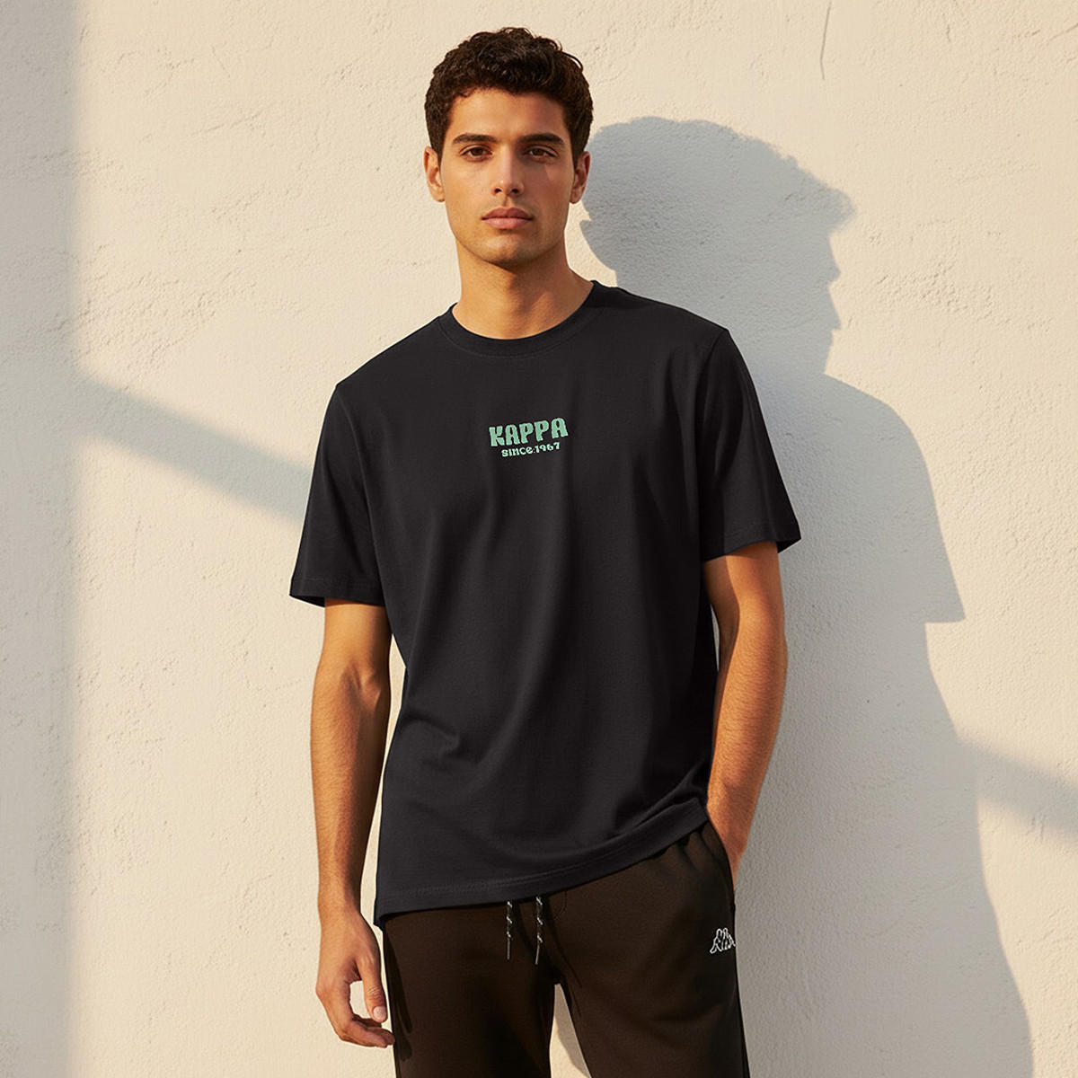 تيشيرت بطبعات شعار للرجال من كابا-men-clothing-sportswearandactivewear-tshirtsandpolos-image-1