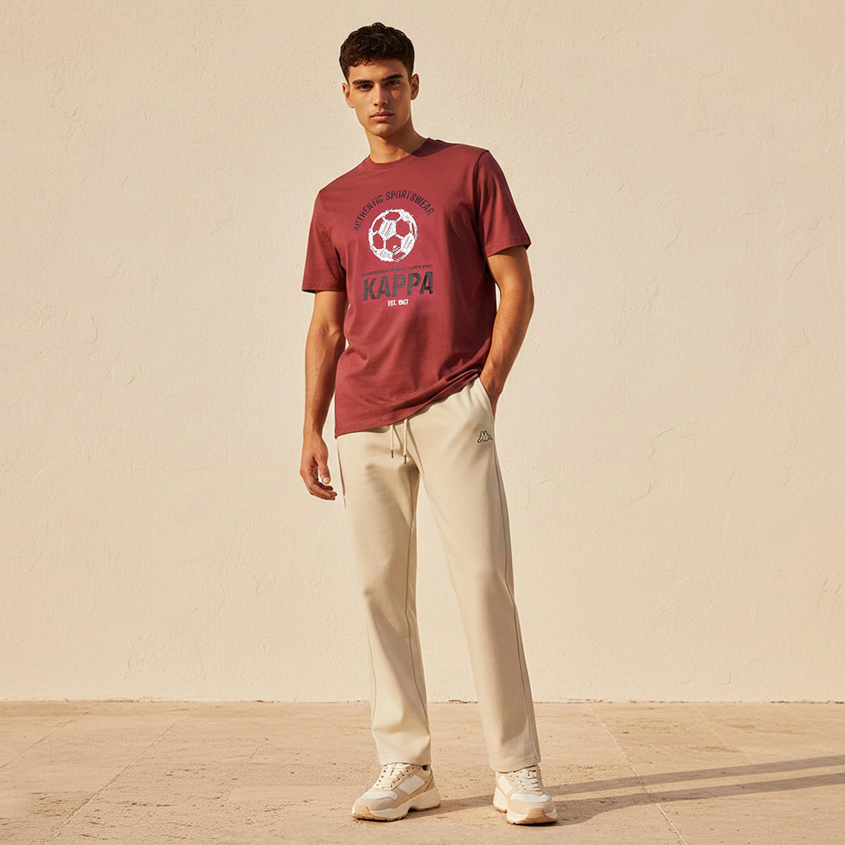 Kappa Men Logo Print T-shirt-men-clothing-sportswearandactivewear-tshirtsandpolos-image-3