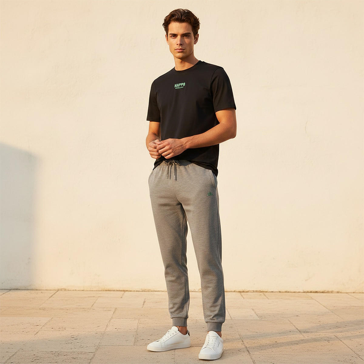بنطلون جوجرز بملمس بارز من كابا-men-clothing-sportswearandactivewear-bottoms-joggers-image-5