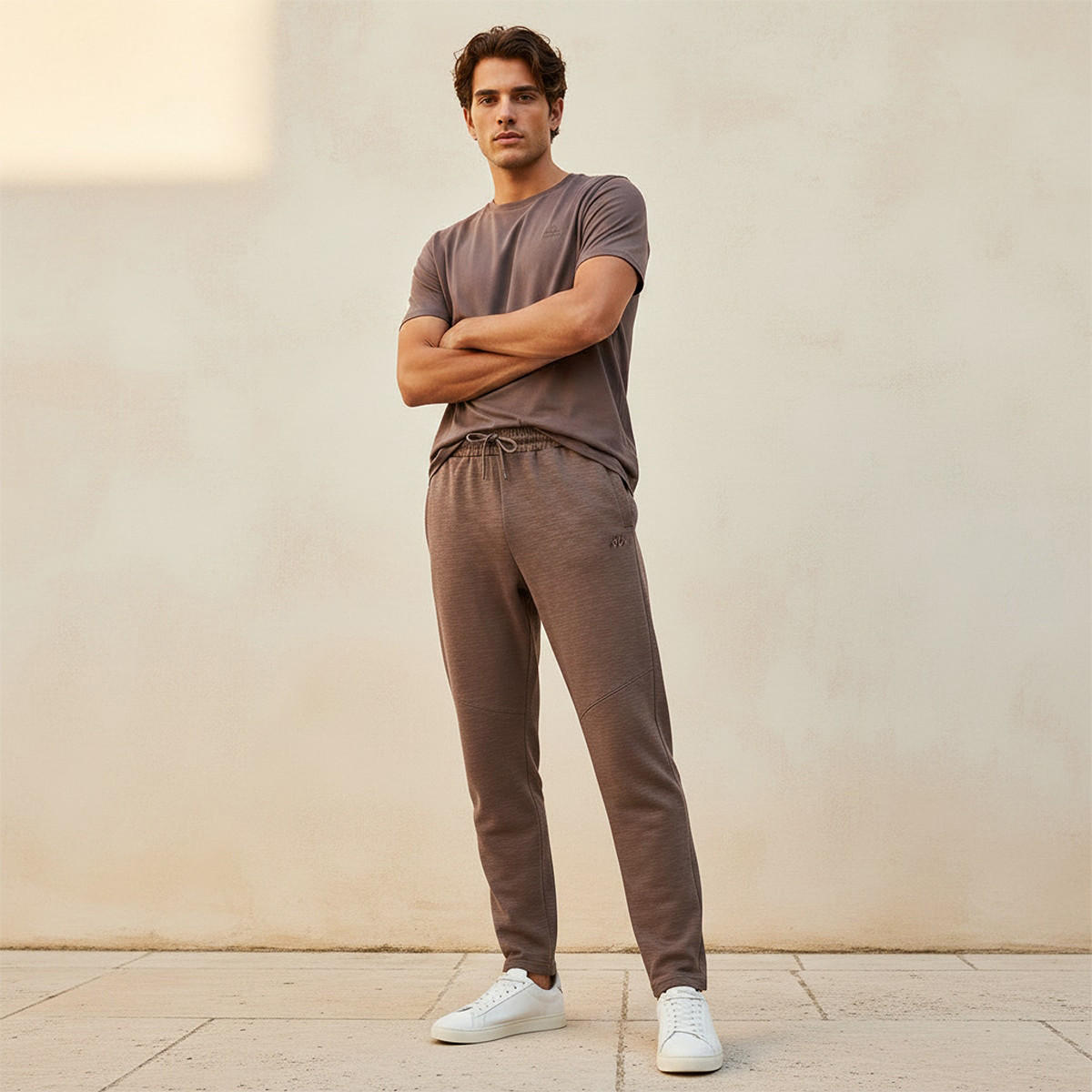 بنطلون رياضي بقصّة عادية وجيوب للرجال من كابا-men-clothing-sportswearandactivewear-bottoms-joggers-image-3
