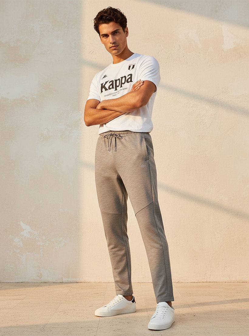 بنطلون رياضي بقصّة عادية وجيوب للرجال من كابا-men-clothing-sportswearandactivewear-bottoms-joggers-image-3