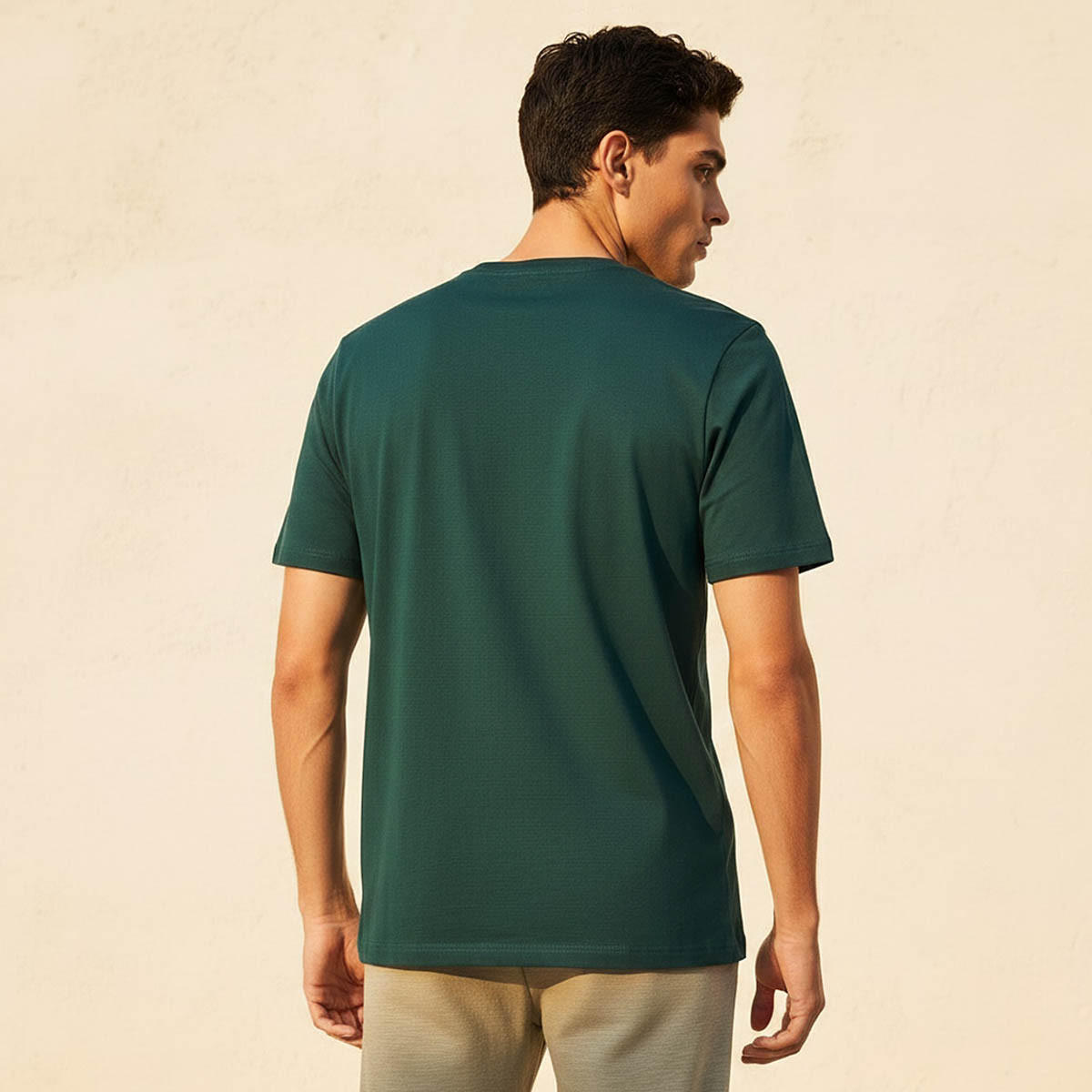 Kappa Men Logo Embroidered Non-stretch T-shirt-men-clothing-sportswearandactivewear-tshirtsandpolos-image-4