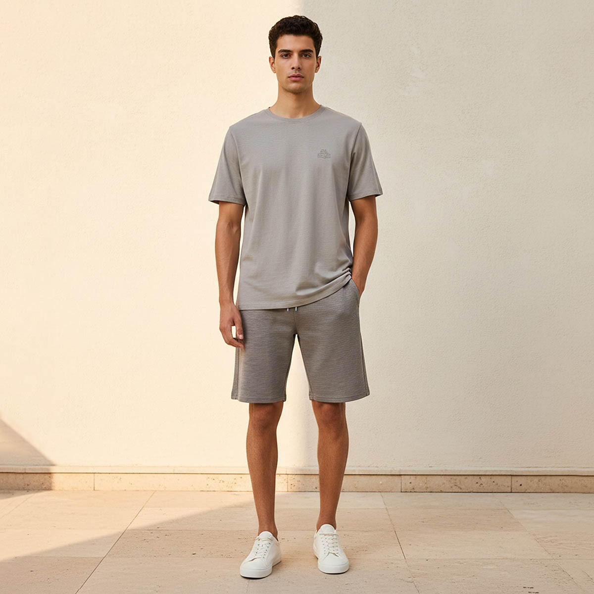 Kappa Men Logo Embroidered Non-stretch T-shirt-men-clothing-sportswearandactivewear-tshirtsandpolos-image-3