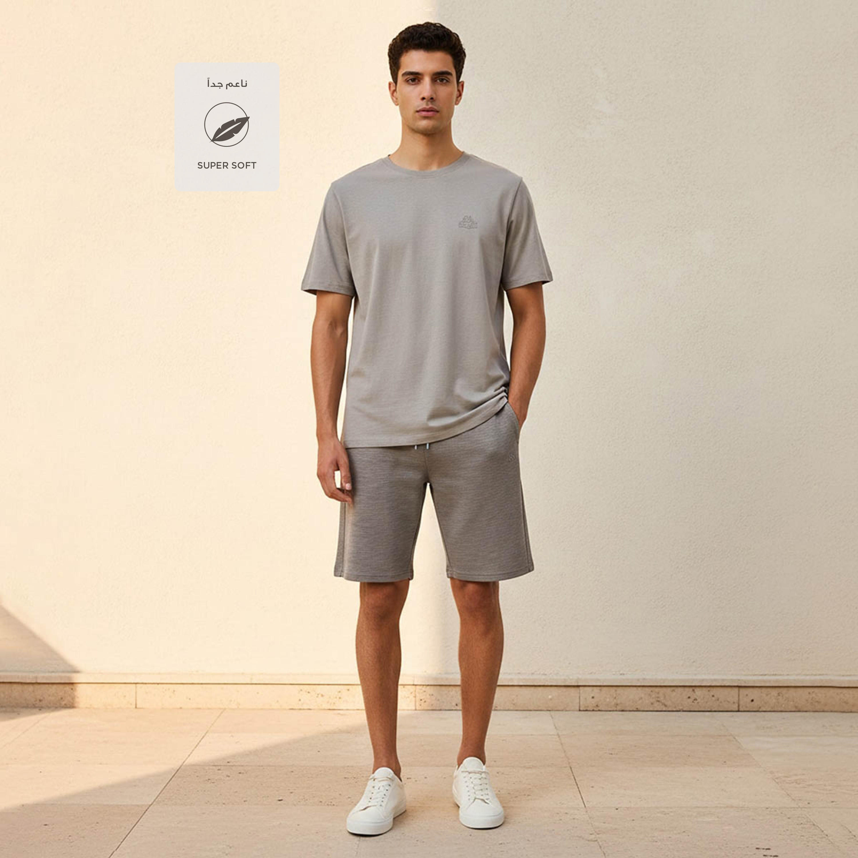 Kappa Men Logo Embroidered Non-stretch T-shirt-men-clothing-sportswearandactivewear-tshirtsandpolos-image-3