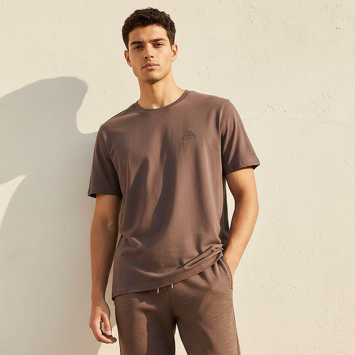 Kappa Men Logo Embroidered Non-stretch T-shirt-men-clothing-sportswearandactivewear-tshirtsandpolos-image-1