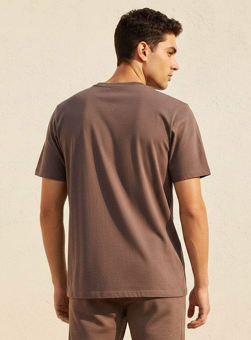 Kappa Men Logo Embroidered Non-stretch T-shirt-men-clothing-sportswearandactivewear-tshirtsandpolos-image-4