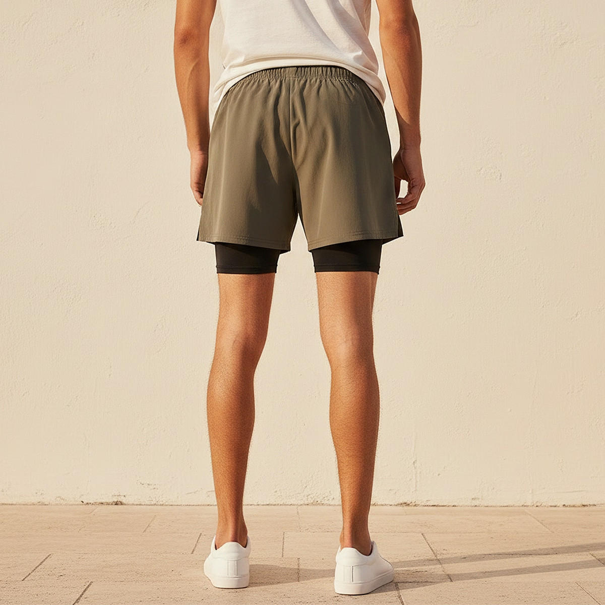شورت رياضي بمرونة فائقة وطبقة داخلية من كابا-men-clothing-bottoms-shorts-image-4