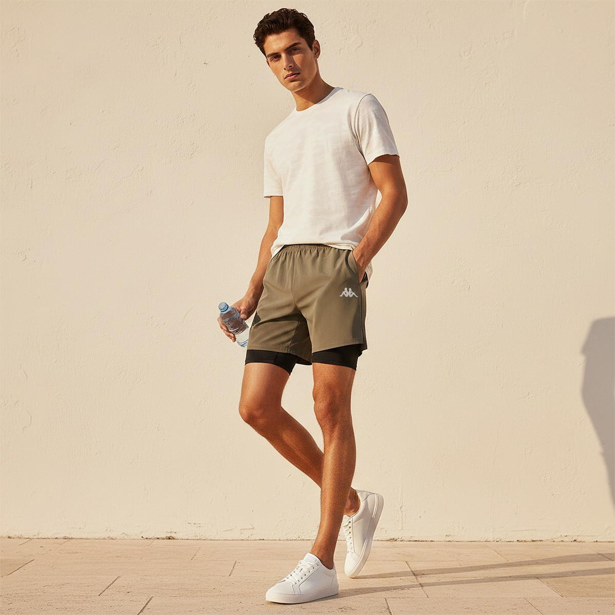 شورت رياضي بمرونة فائقة وطبقة داخلية من كابا-men-clothing-bottoms-shorts-image-5