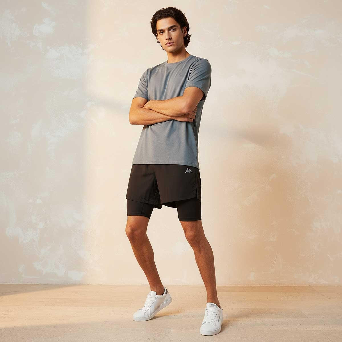 Kappa 2-Way Stretch Shorts with Inner Liner-men-clothing-bottoms-shorts-image-5