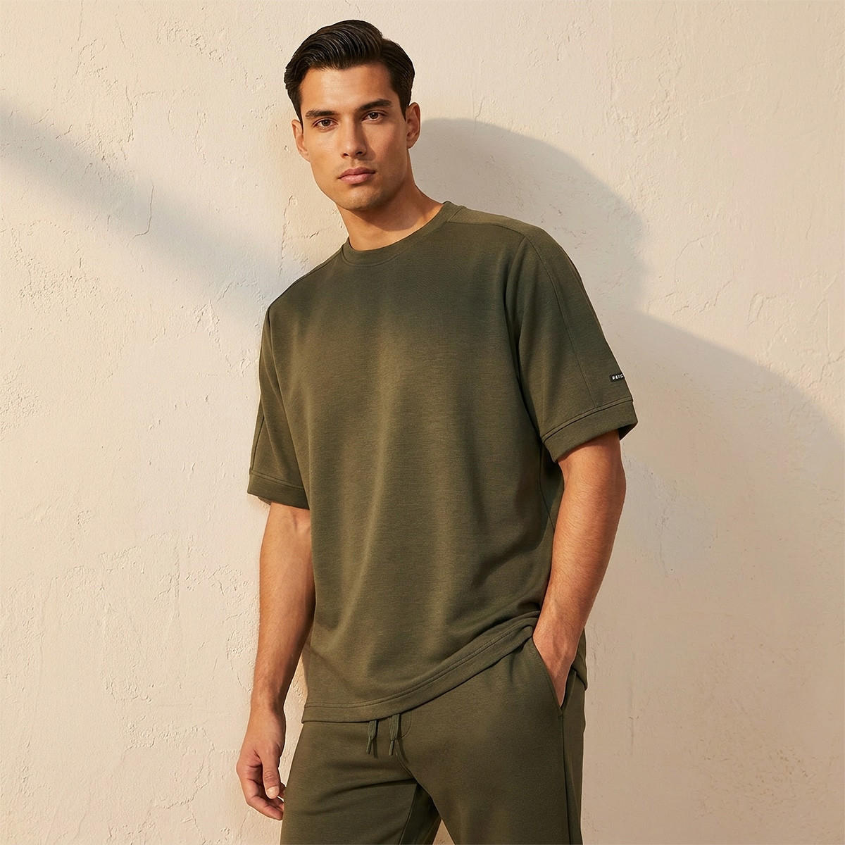 Love Pangolin 2 Way Stretch Tonal Block T-shirt-men-clothing-sportswearandactivewear-tshirtsandpolos-image-1