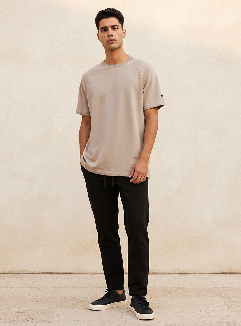 تيشيرت فضفاض رجالي بأكمام راجلان مريحة من لوف بانغولين-men-clothing-sportswearandactivewear-tshirtsandpolos-image-3