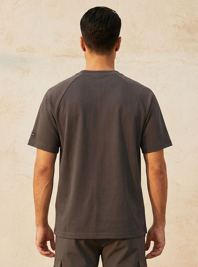 تيشيرت فضفاض رجالي بأكمام راجلان مريحة من لوف بانغولين-men-clothing-sportswearandactivewear-tshirtsandpolos-image-4
