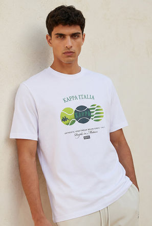 Kappa Logo Print T-shirt-men-clothing-tshirtsandpolos-image-1