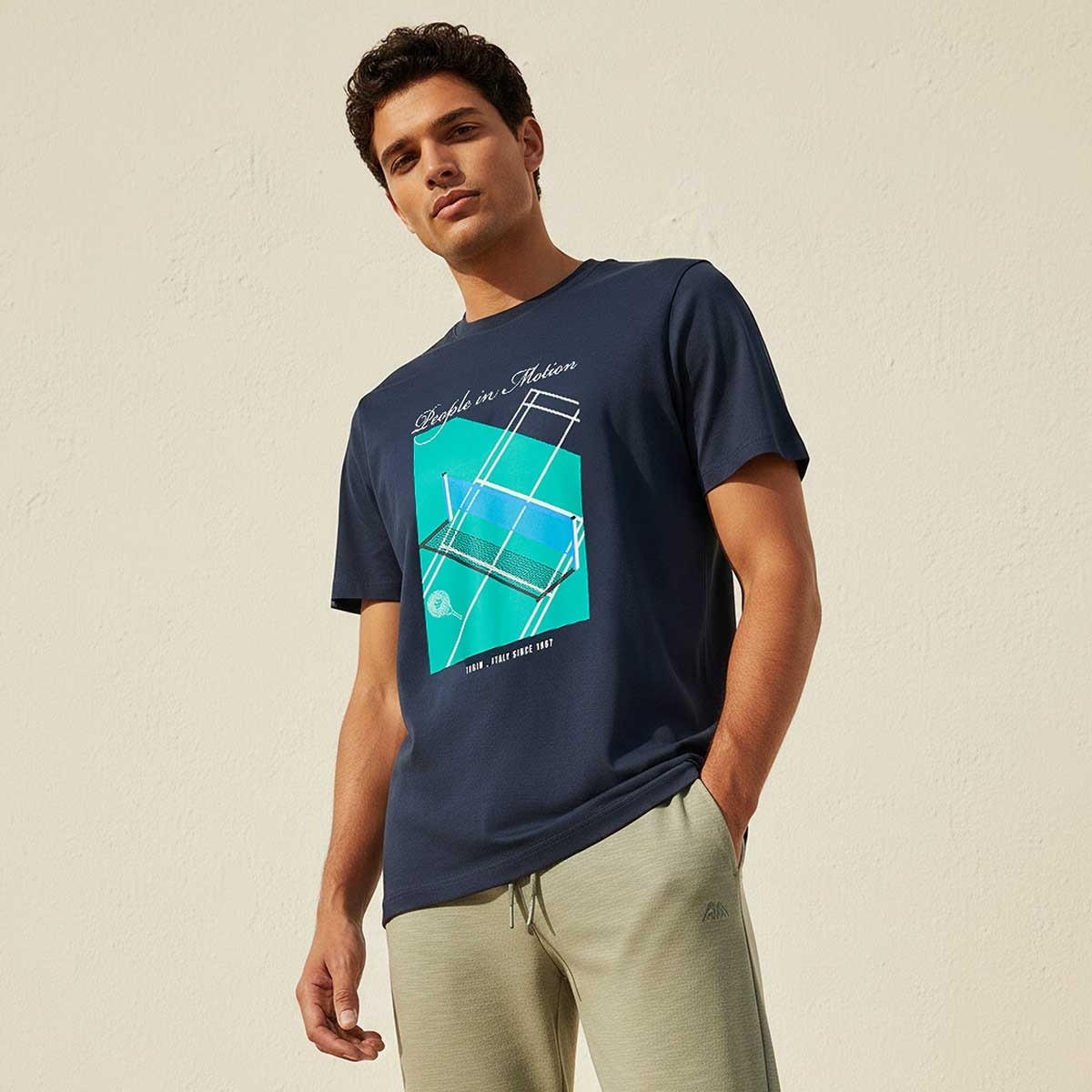 تيشيرت بطبعات الشعار من كابا-men-clothing-sportswearandactivewear-tshirtsandpolos-image-1