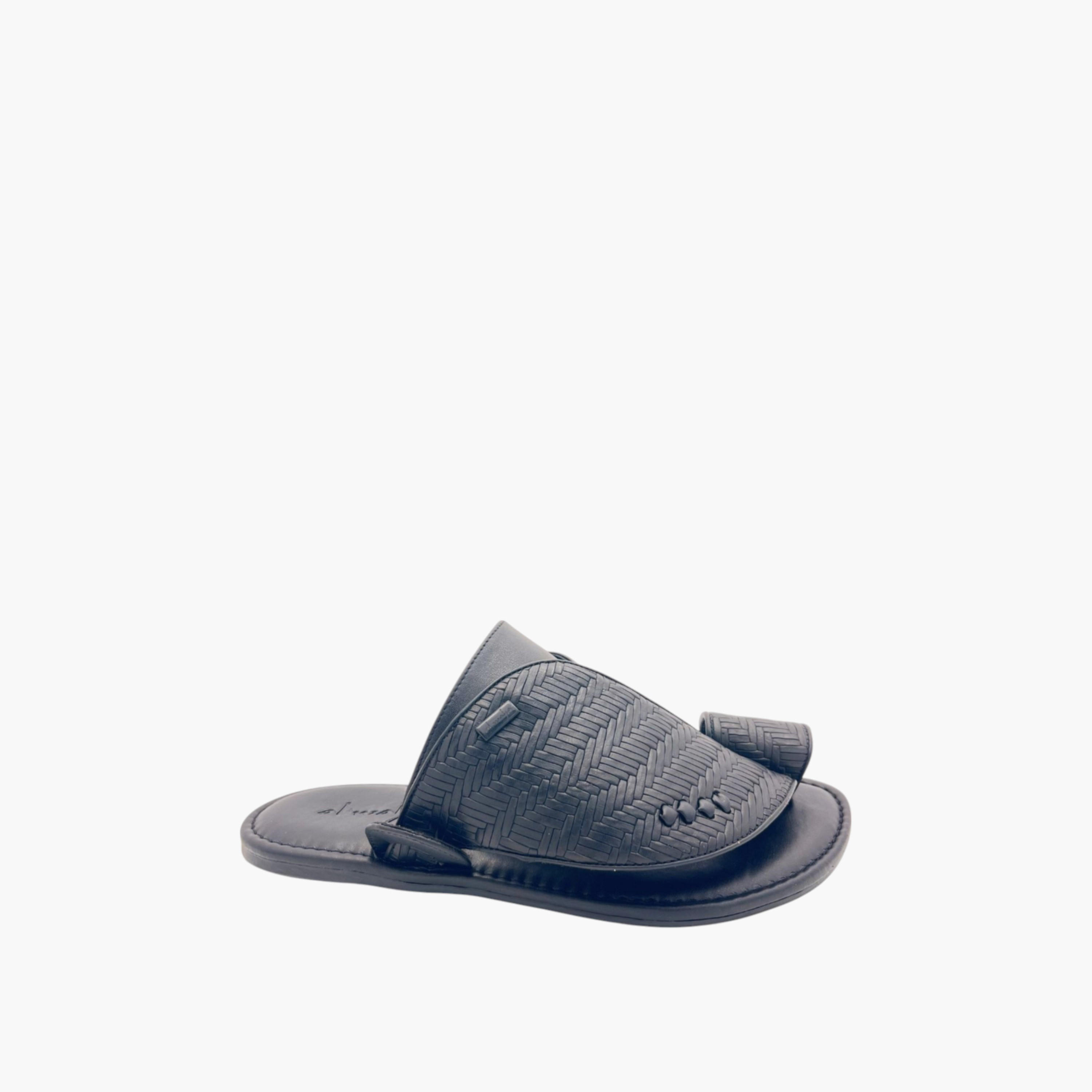 صندل عربي بارز الملمس سهل الارتداء بحلقة إصبع من الواحة-men-shoes-sandals-image-1