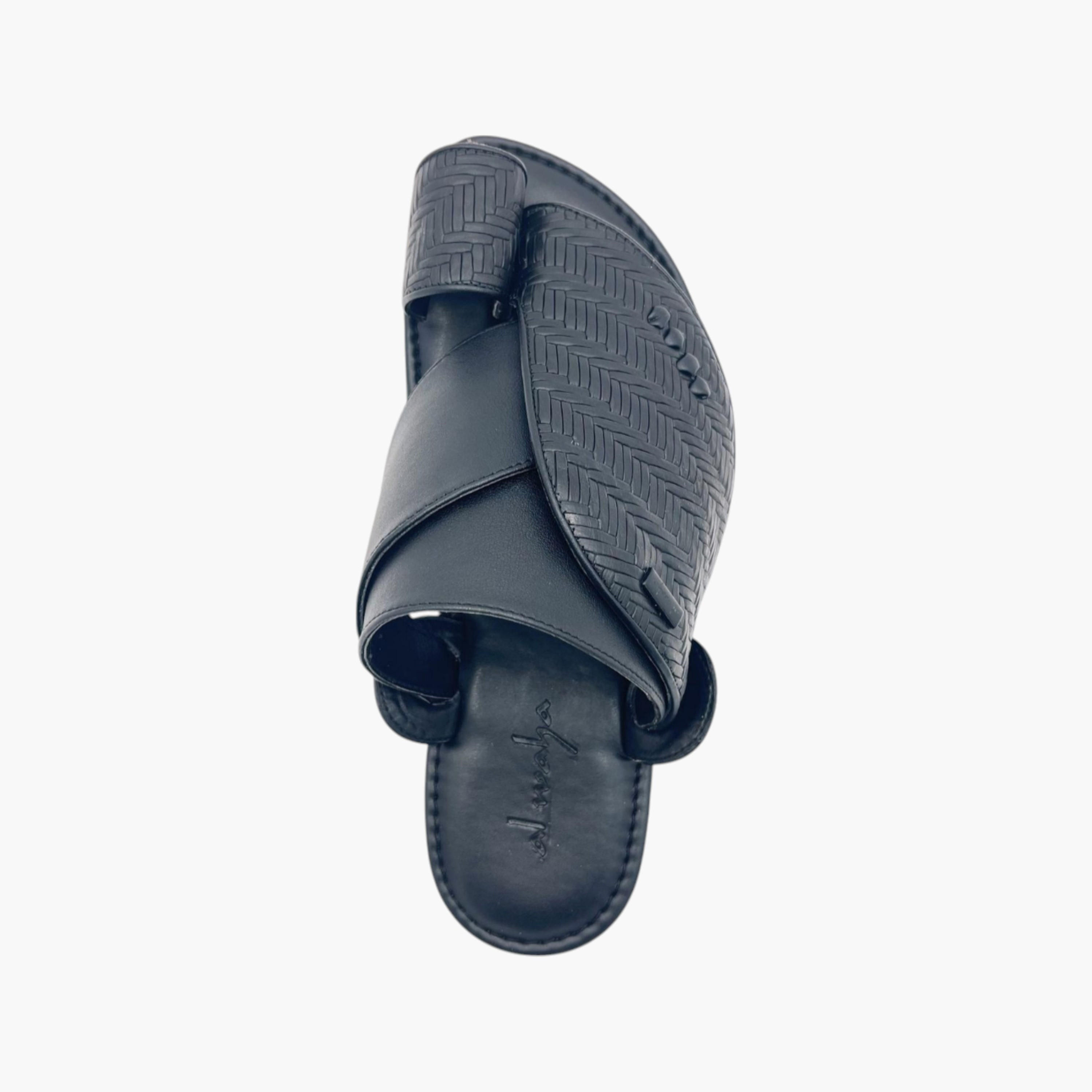 صندل عربي بارز الملمس سهل الارتداء بحلقة إصبع من الواحة-men-shoes-sandals-image-2