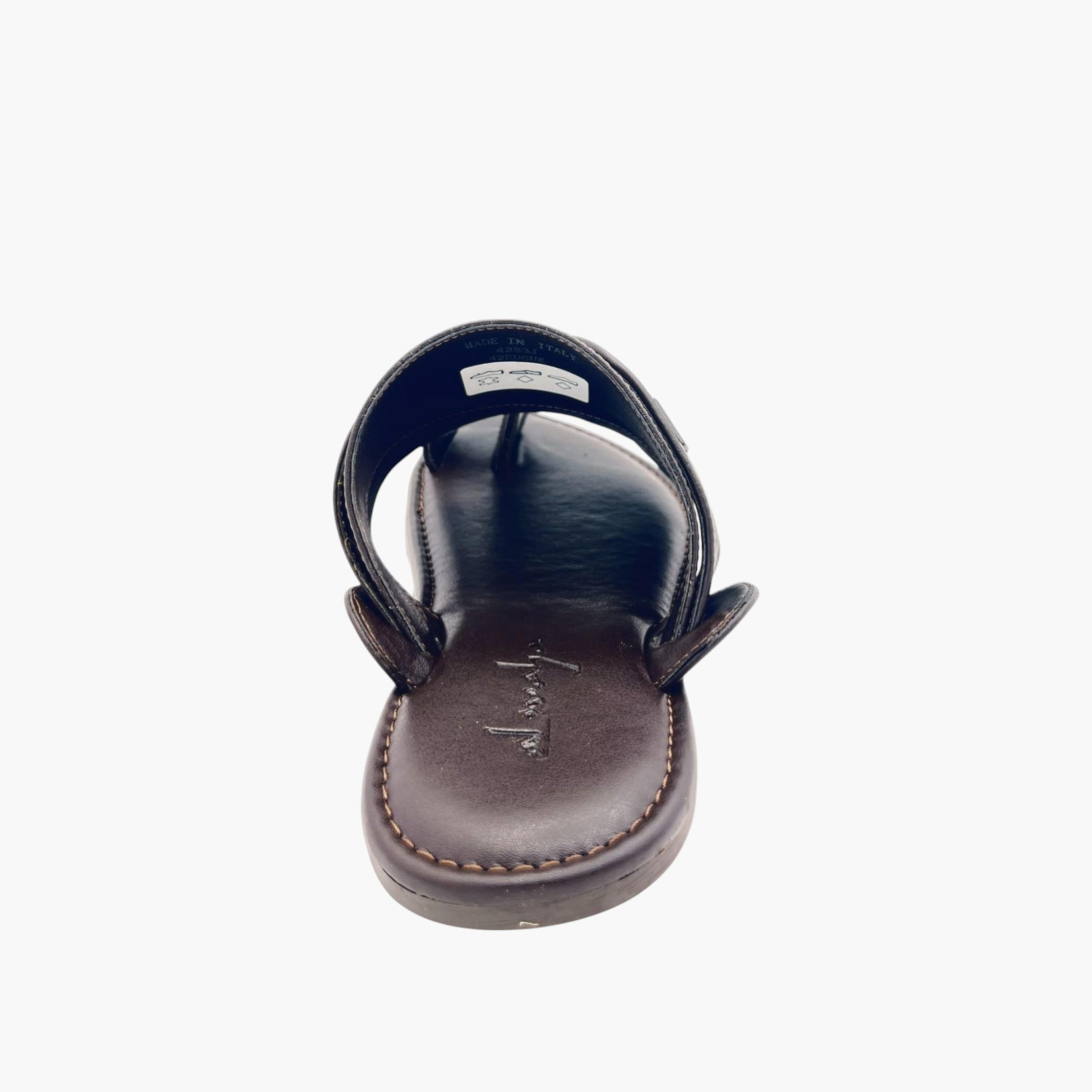 صندل عربي بارز الملمس سهل الارتداء بحلقة إصبع من الواحة-men-shoes-sandals-image-2