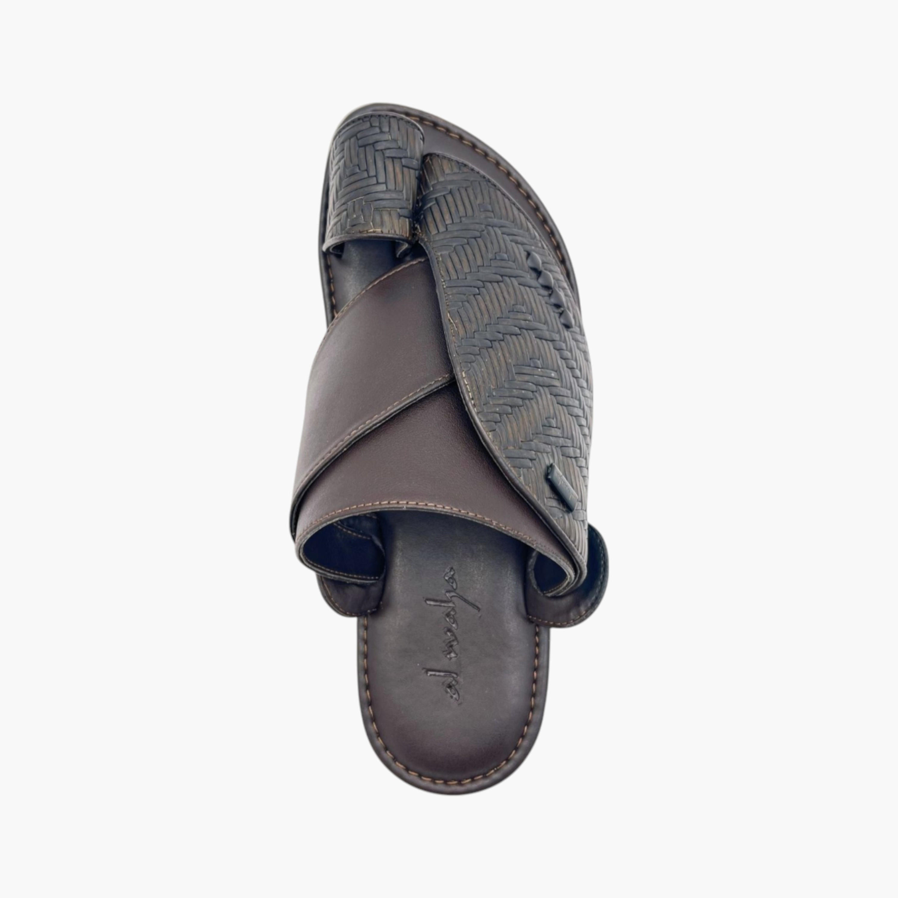 صندل عربي بارز الملمس سهل الارتداء بحلقة إصبع من الواحة-men-shoes-sandals-image-3