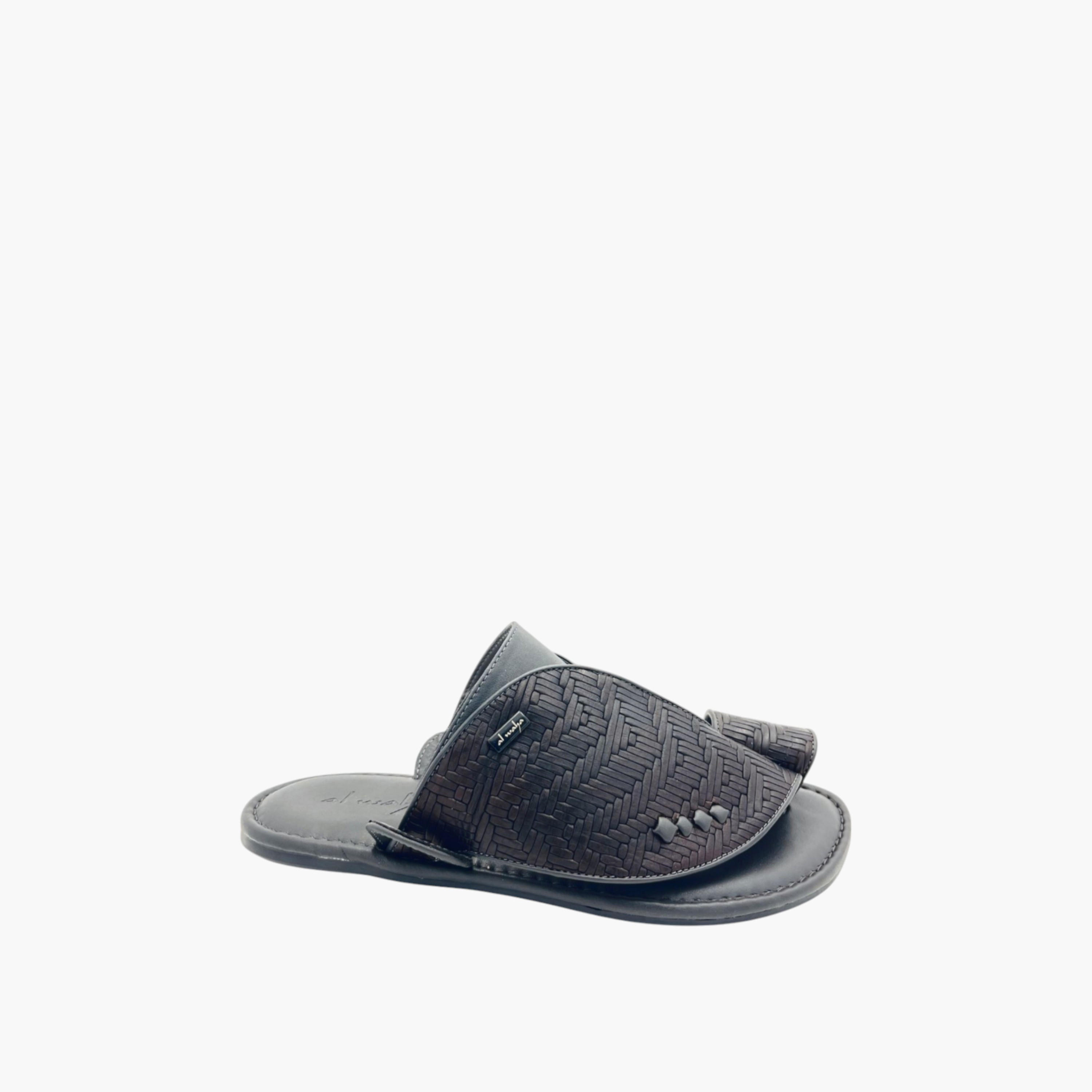 صندل عربي بارز الملمس سهل الارتداء بحلقة إصبع من الواحة-men-shoes-sandals-image-1