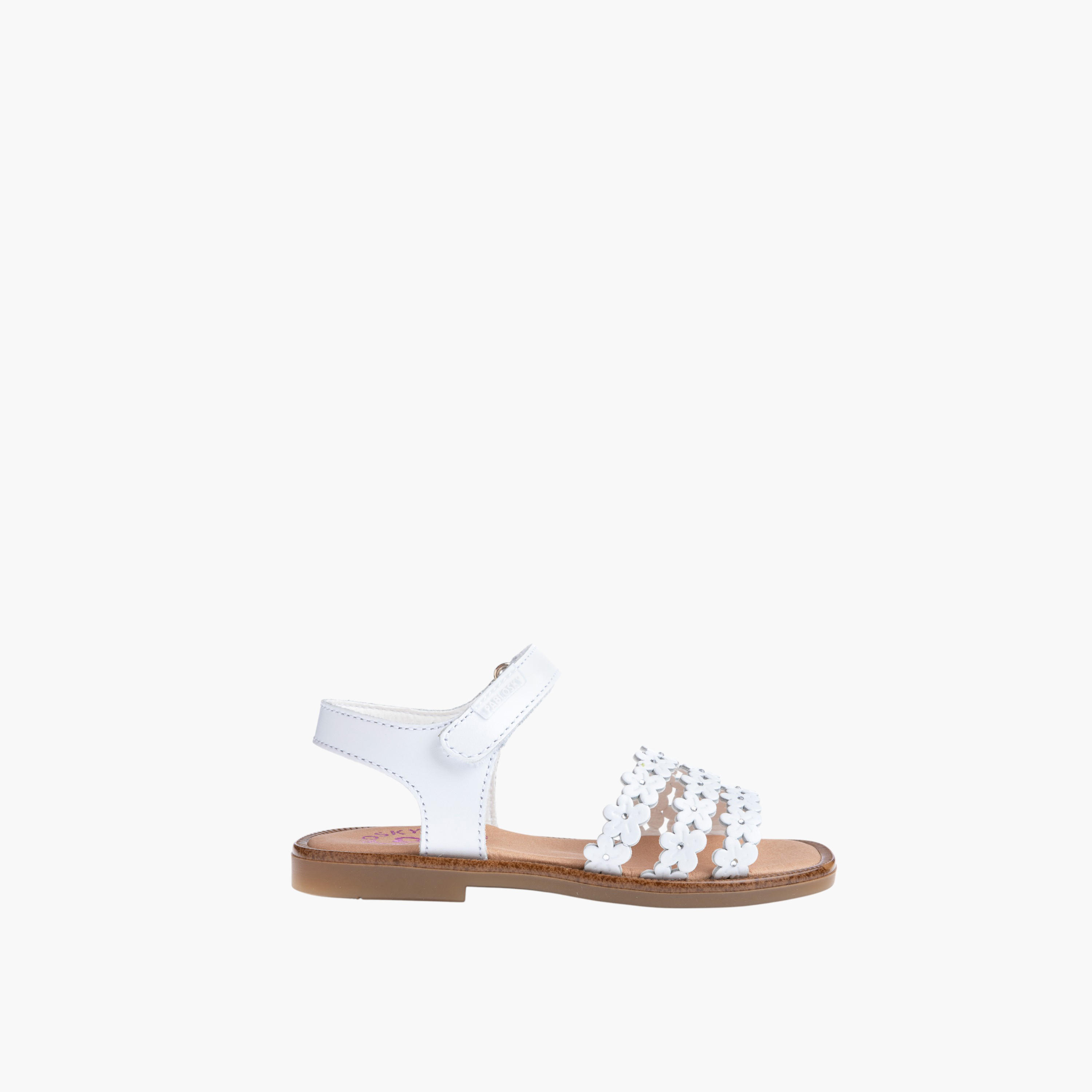 Pablosky Girls' Strap Sandals with Hook and Loop Closure-girls-shoes-sandals-image-2