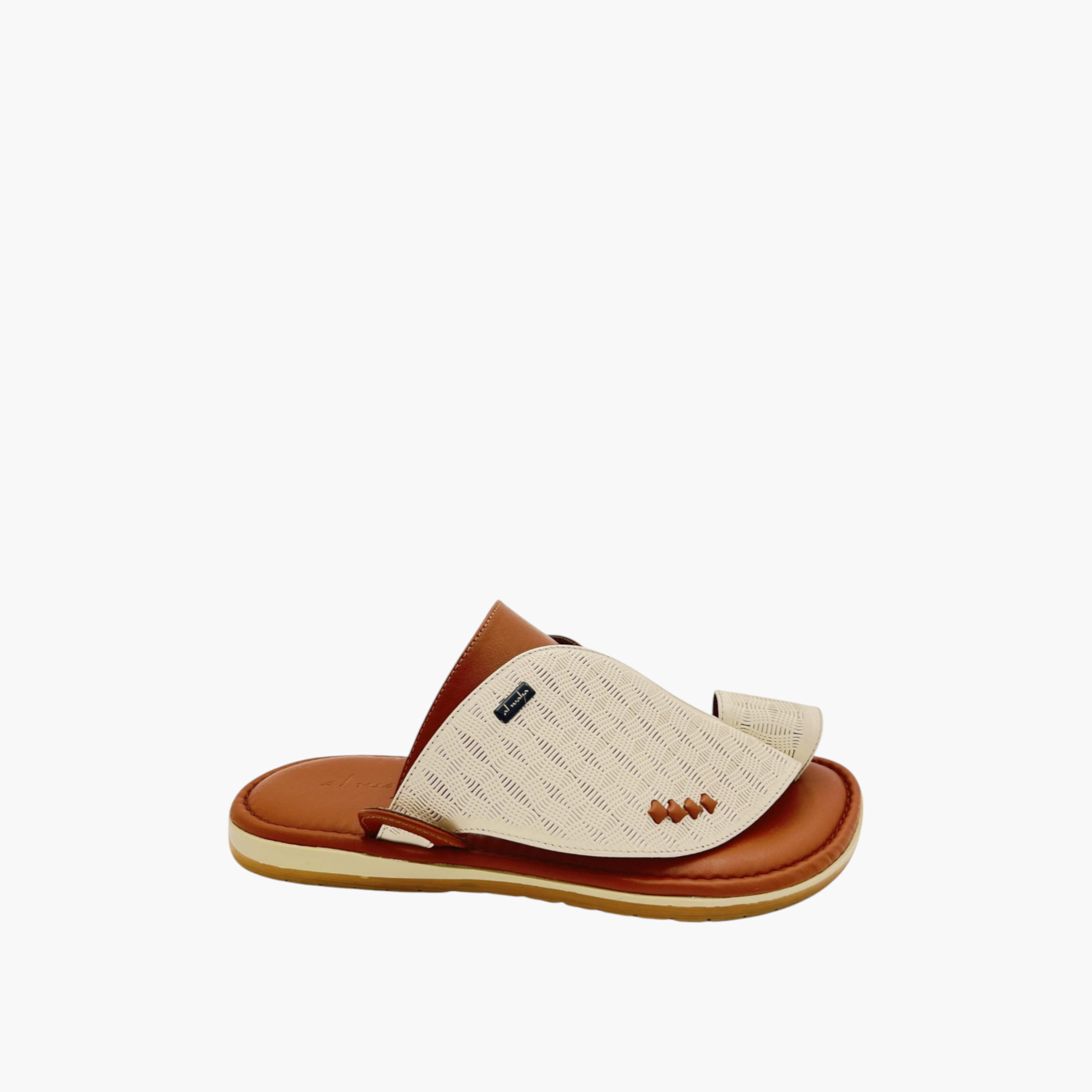 Al Waha Panelled Slip-On Arabic Sandals-men-shoes-sandals-image-2