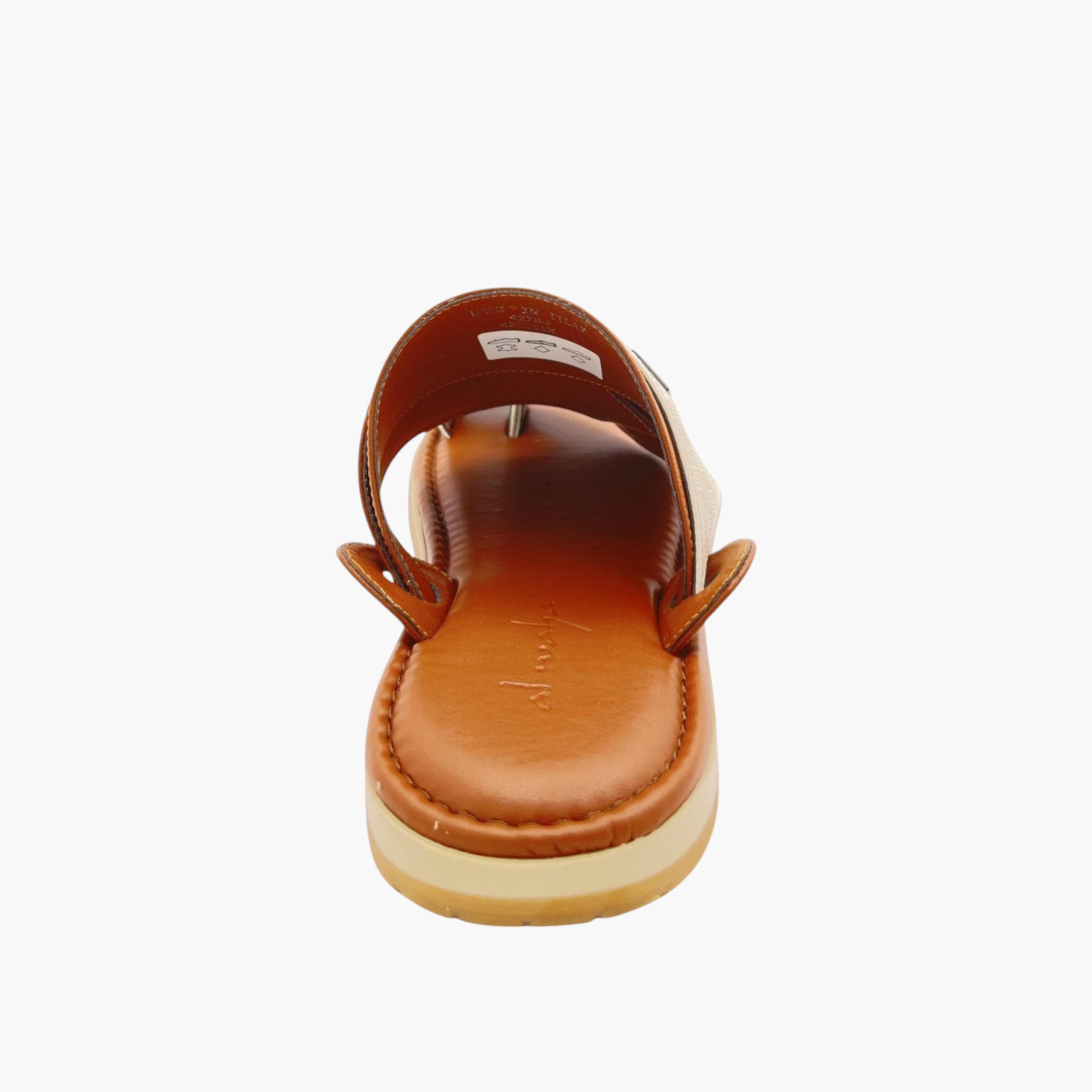 Al Waha Panelled Slip-On Arabic Sandals-men-shoes-sandals-image-4