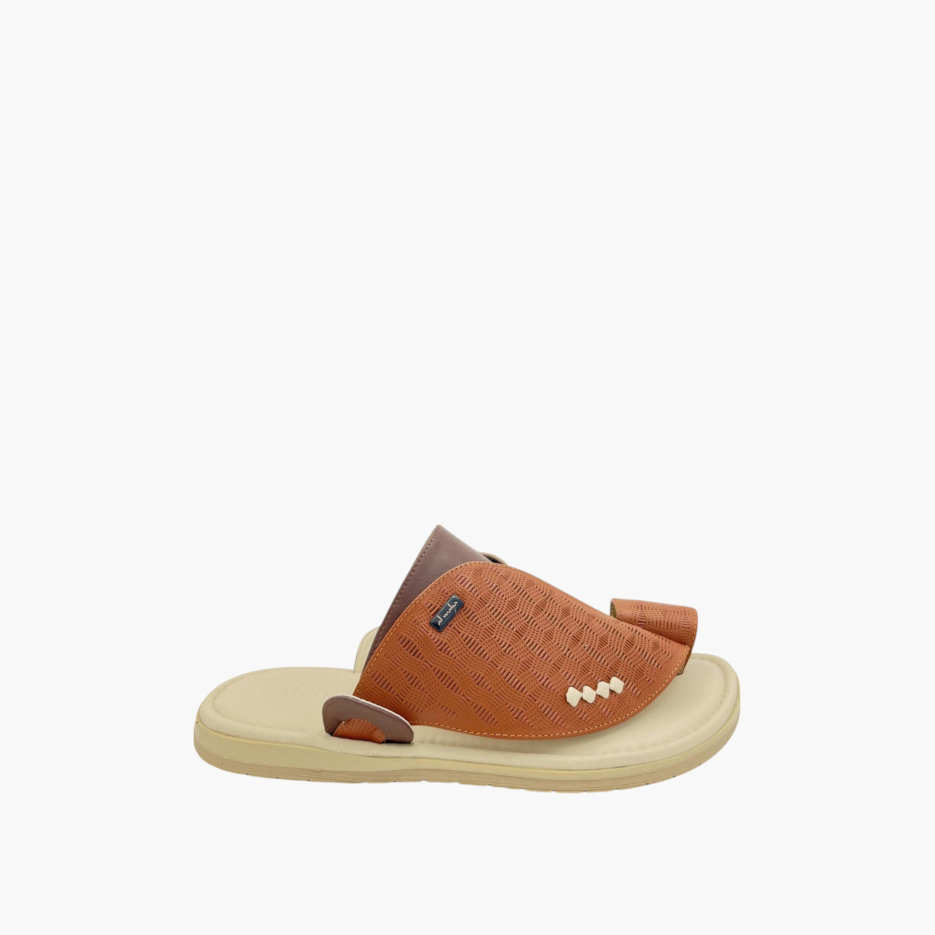 Al Waha Panelled Slip-On Arabic Sandals-men-shoes-sandals-image-2
