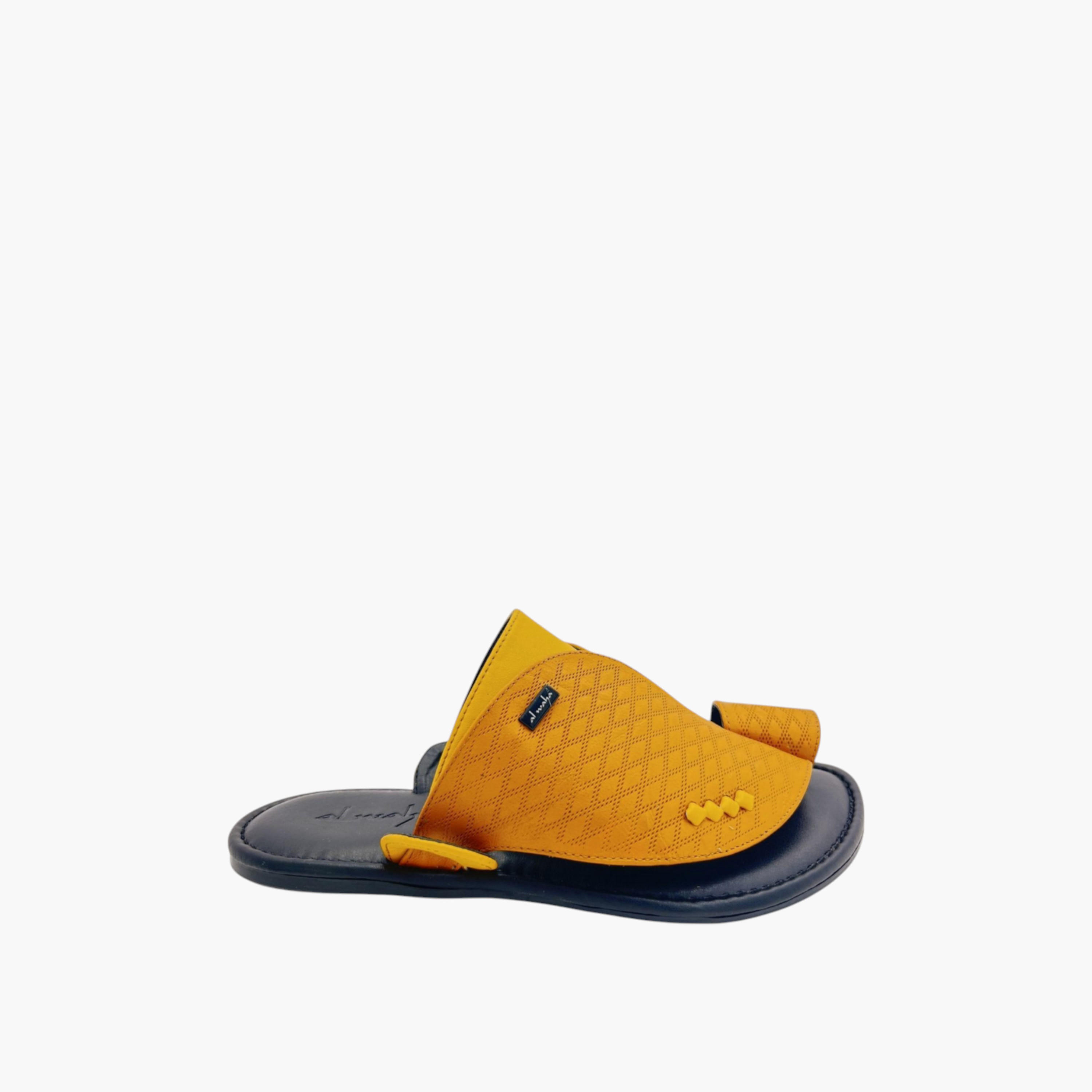 Al Waha Panelled Slip-On Arabic Sandals-men-shoes-sandals-image-2