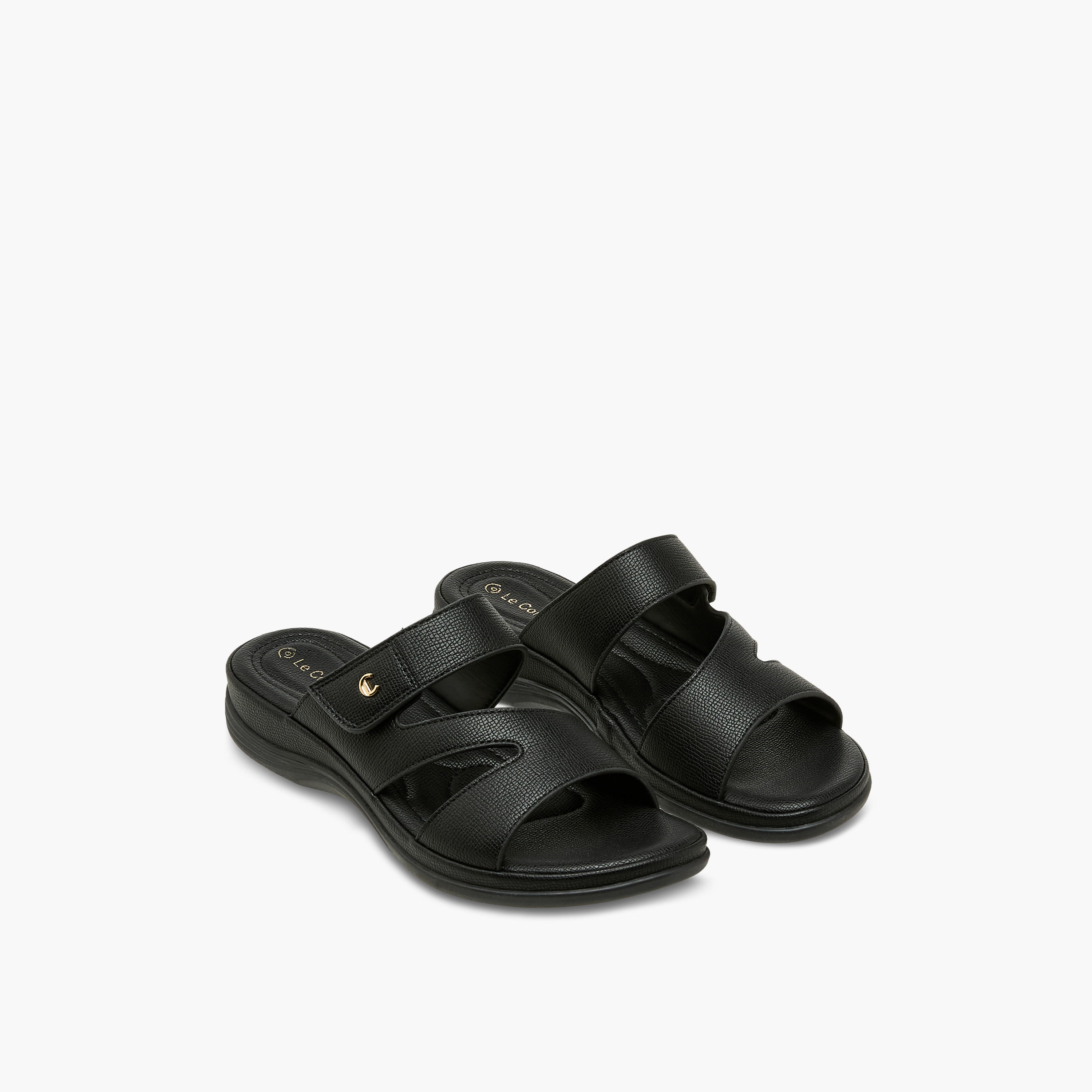 Le Confort Women Slip-On Slide Sandals-women-shoes-flats-sandals-image-1