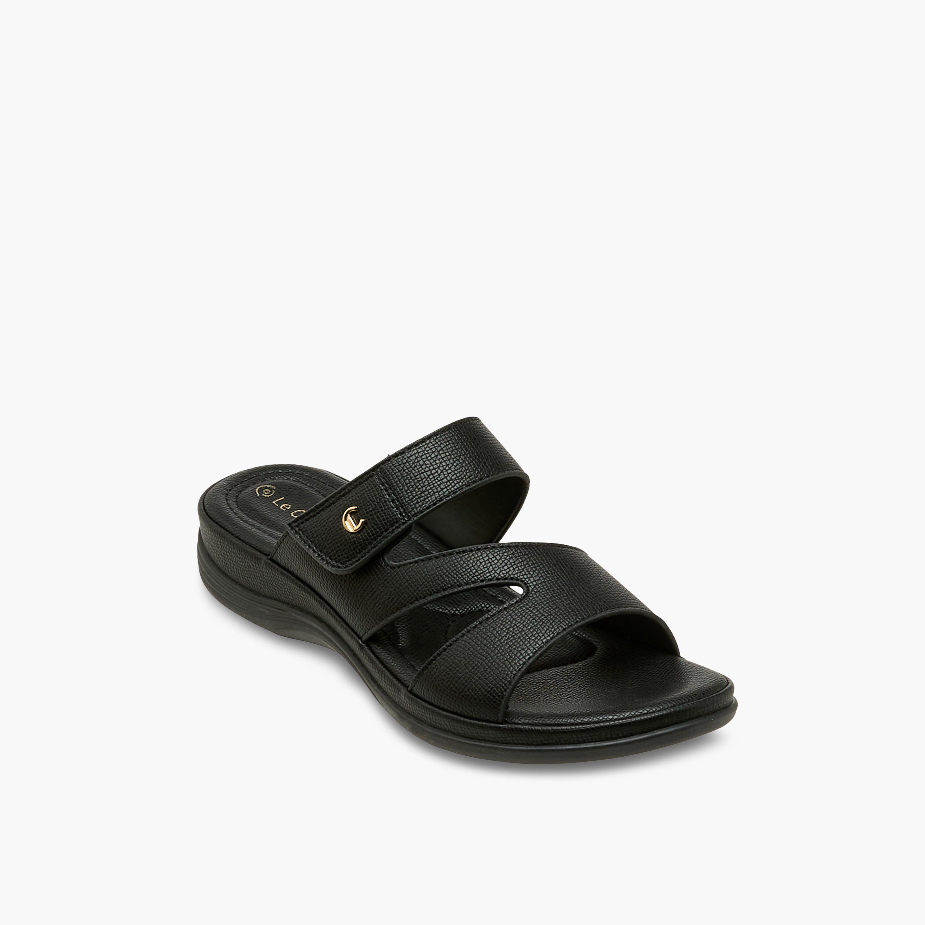 Le Confort Women Slip-On Slide Sandals-women-shoes-flats-sandals-image-2