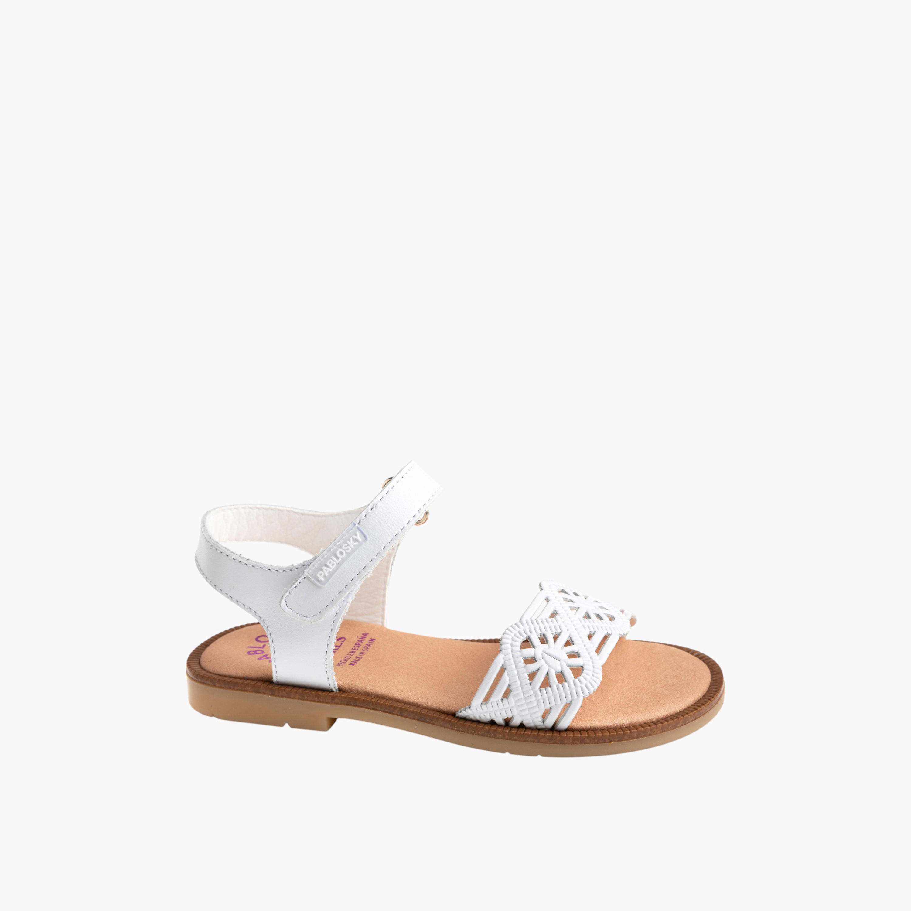 صندل بحزام وشريط إغلاق لاصق للبنات من بابلوسكي-girls-shoes-sandals-image-1