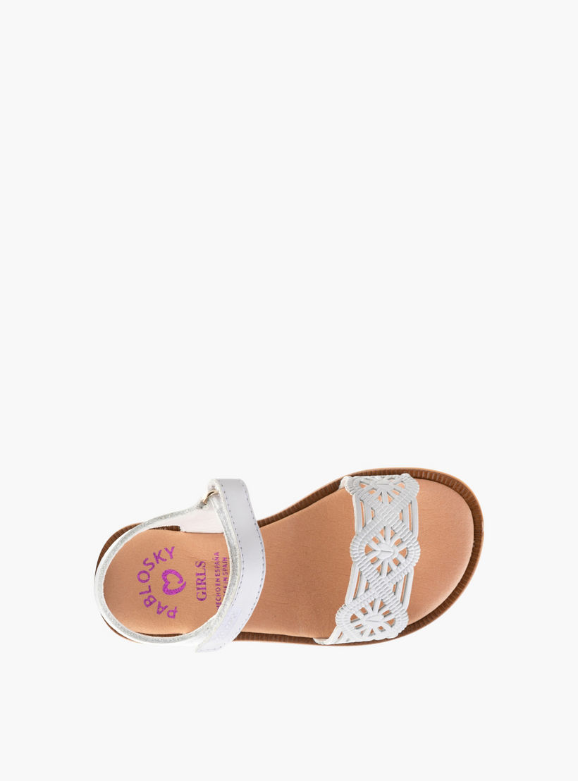 صندل بحزام وشريط إغلاق لاصق للبنات من بابلوسكي-girls-shoes-sandals-image-4