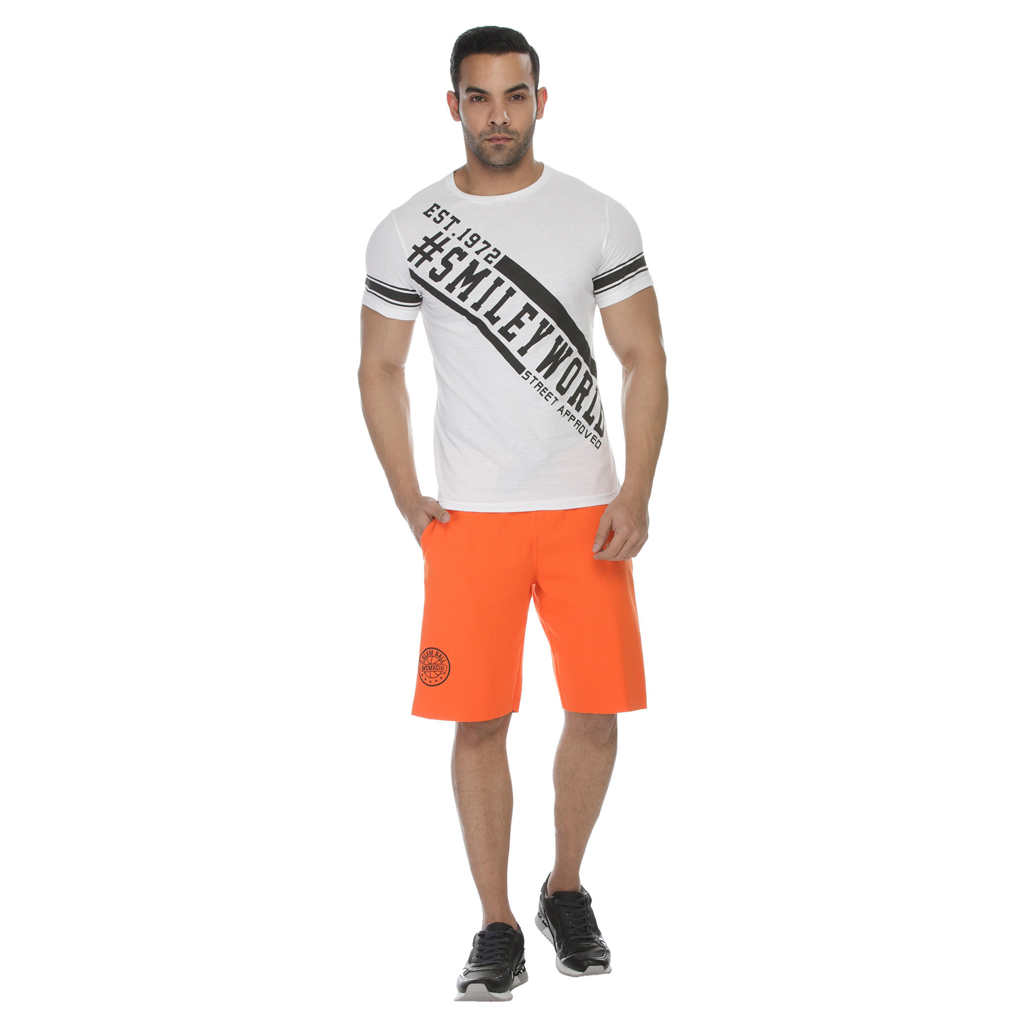 Solid Colour Shorts-men-clothing-sportswearandactivewear-bottoms-image-5